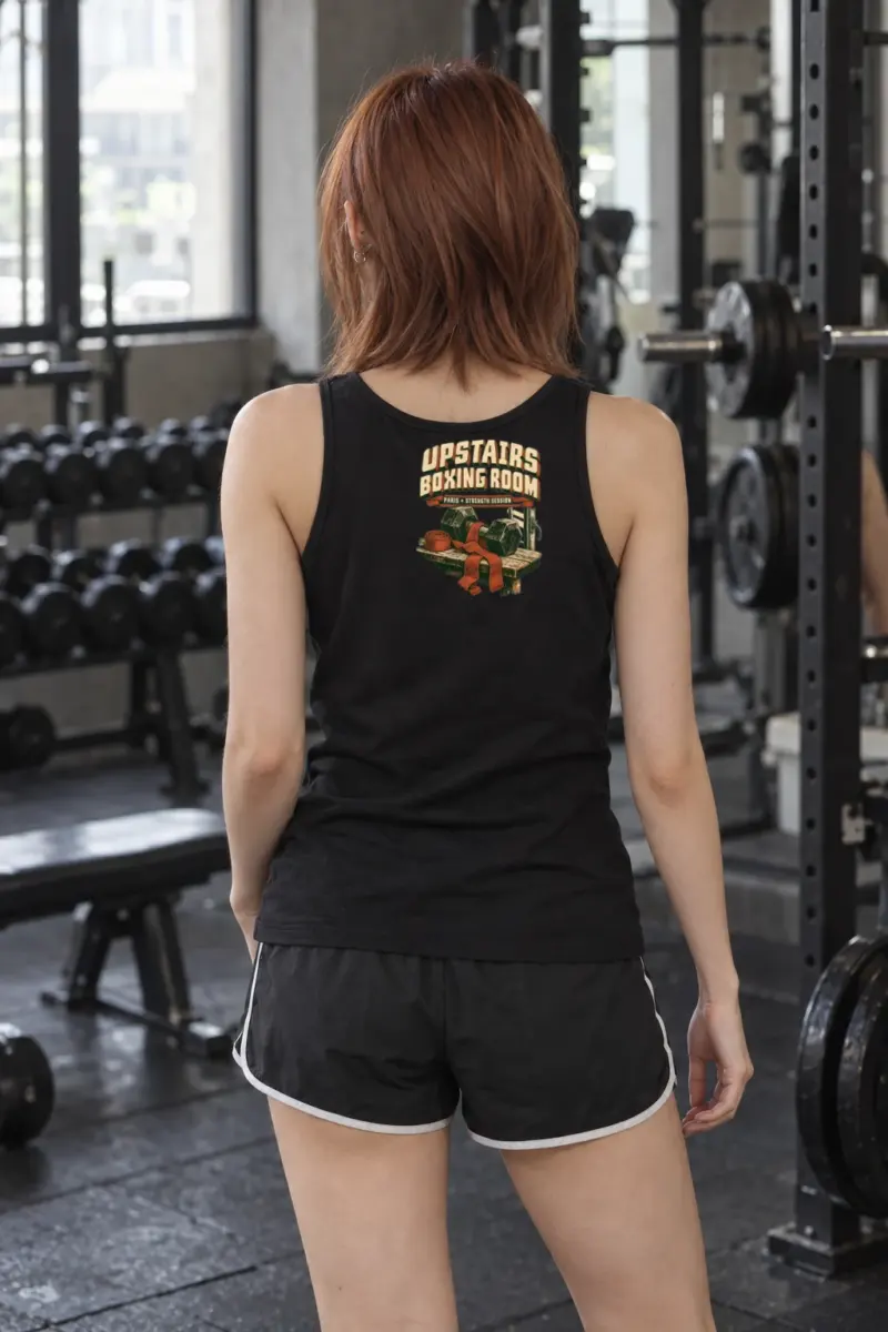 “Upstairs Boxing Room” Unisex Jersey Tank