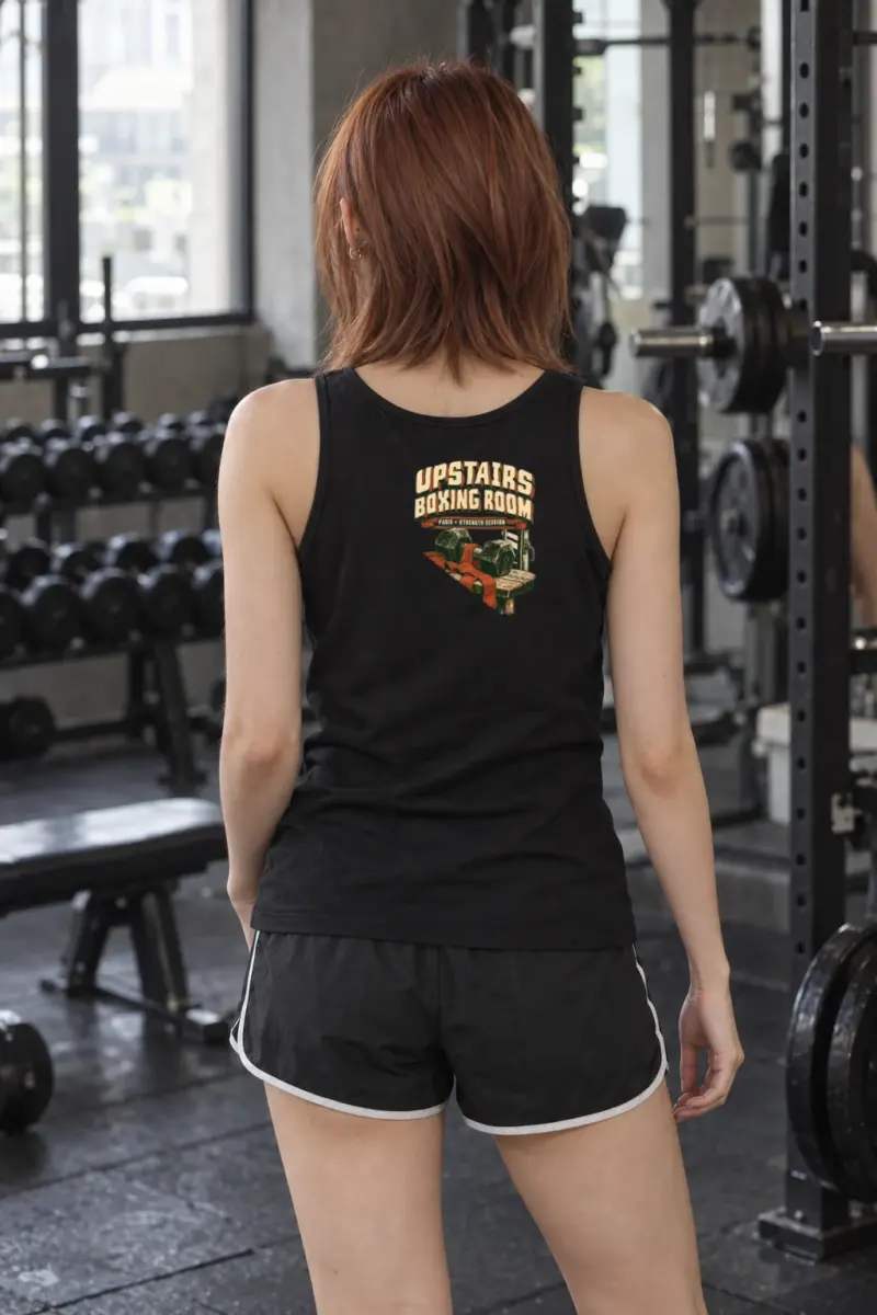 “Upstairs Boxing Room” Unisex Jersey Tank