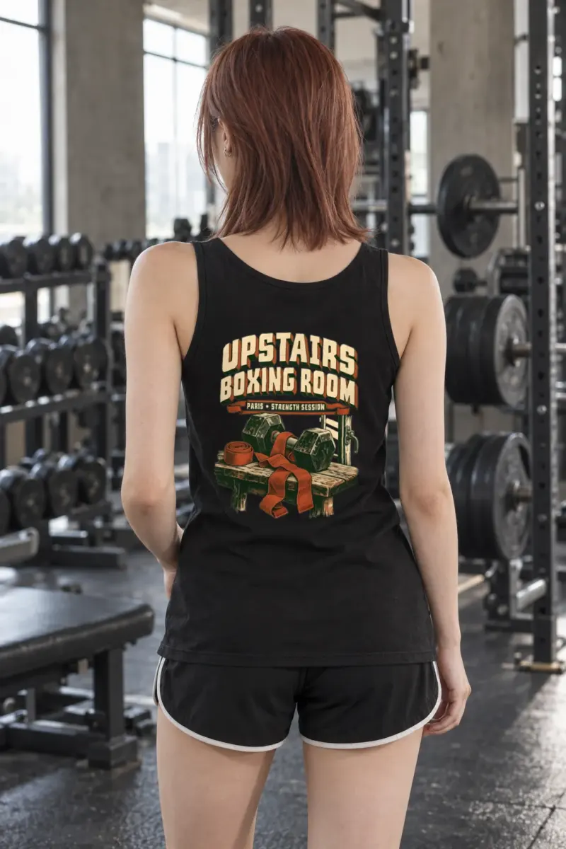 "Upstairs Boxing Room" Unisex Jersey Tank