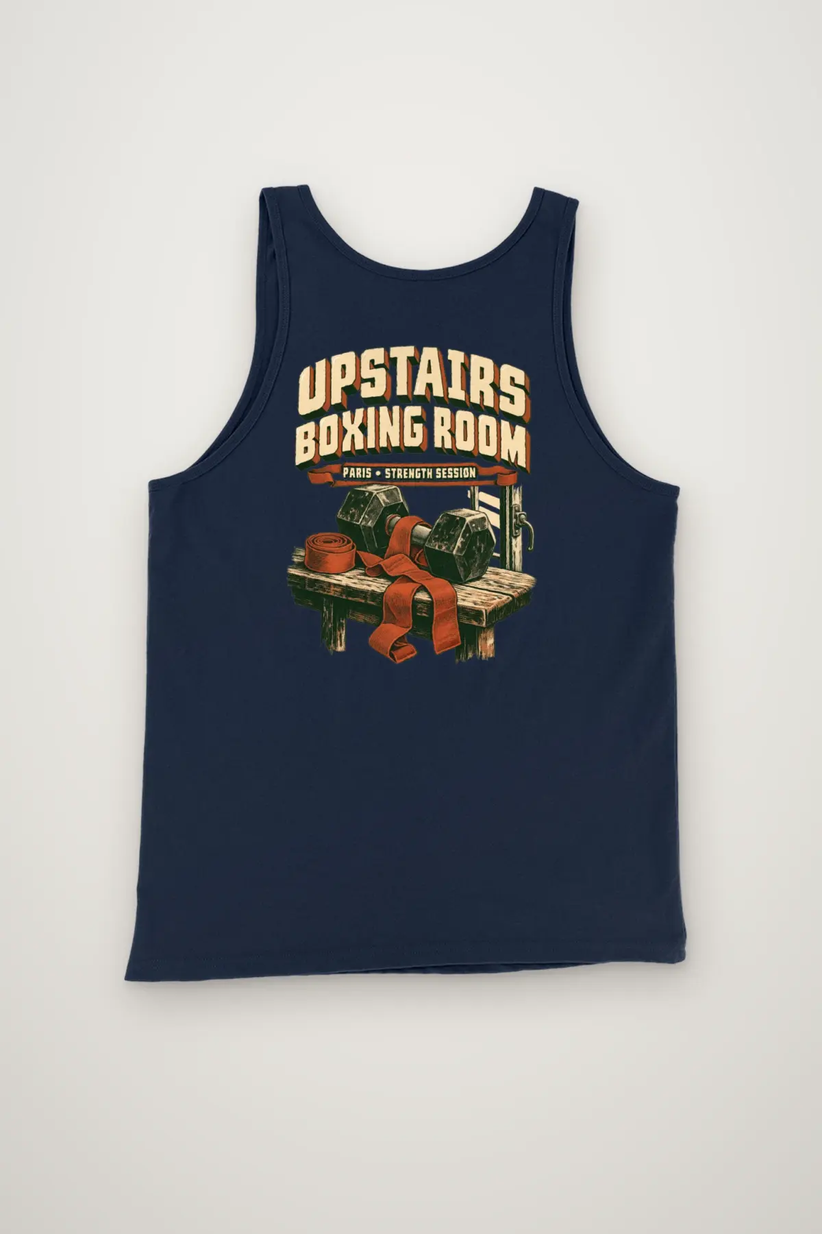 "Upstairs Boxing Room" Unisex Jersey Tank
