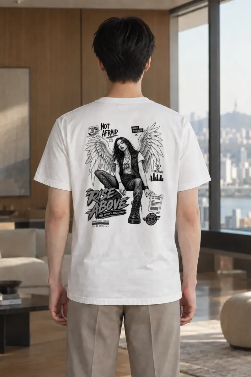 "Urban Angel Series" Heavyweight Unisex Crewneck T-shirt