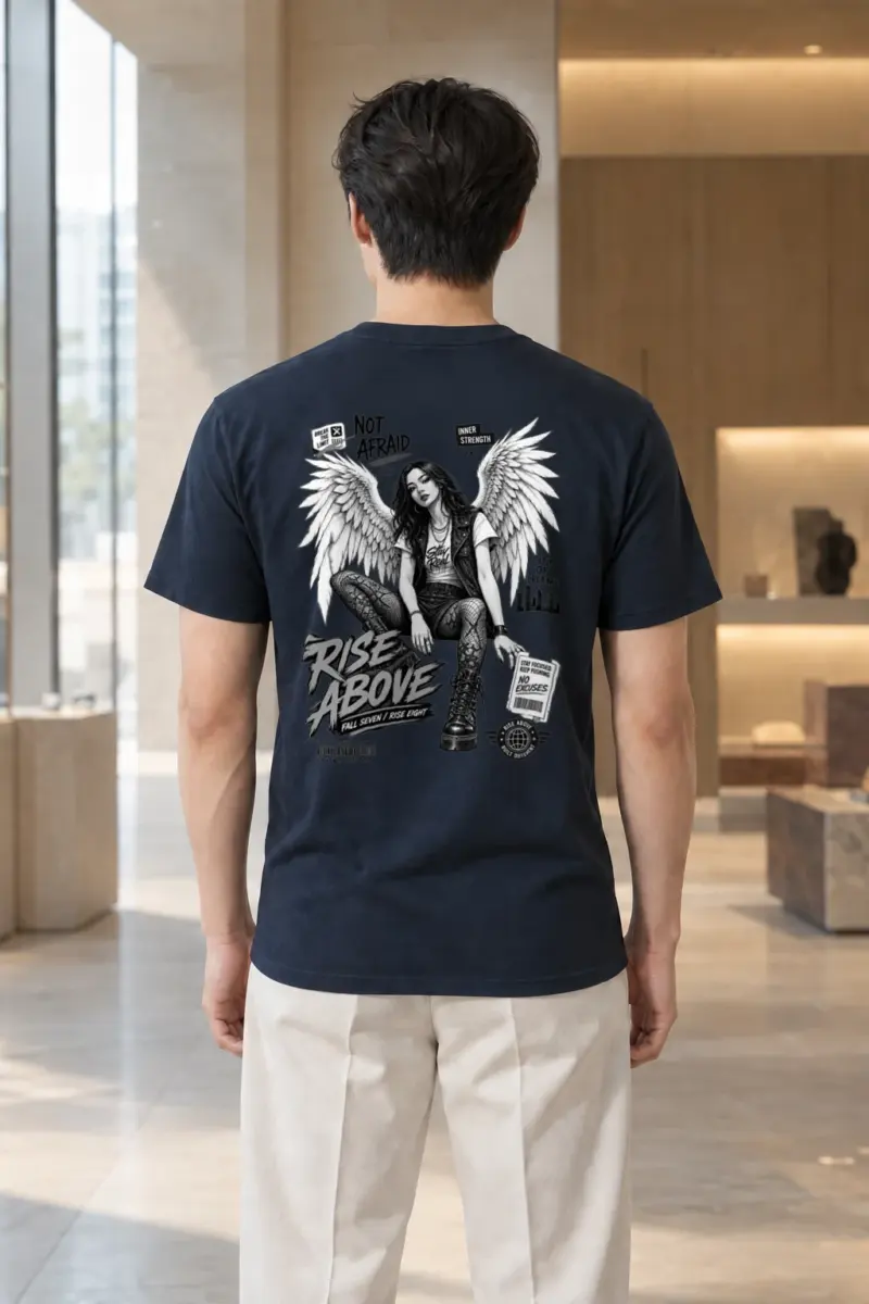 "Urban Angel Series" Heavyweight Unisex Crewneck T-shirt | Gildan 5000