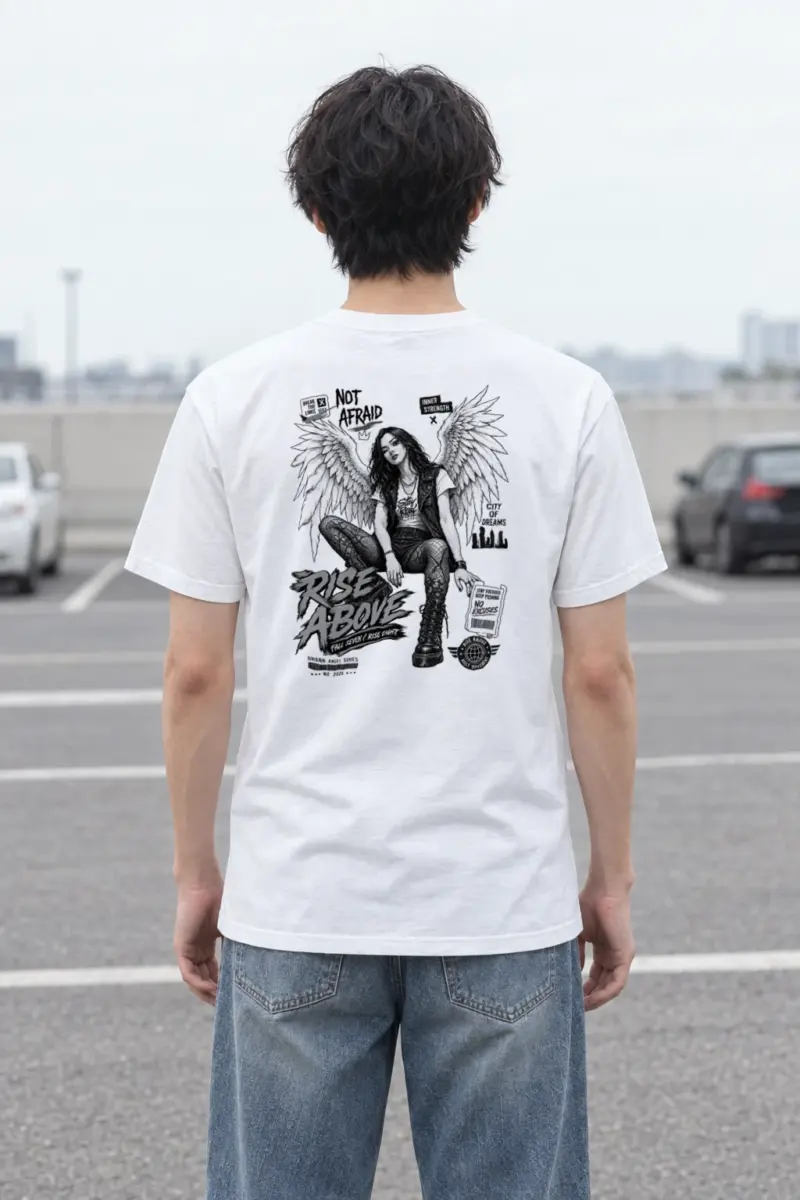 "Urban Angel Series" Heavyweight Unisex Crewneck T-shirt
