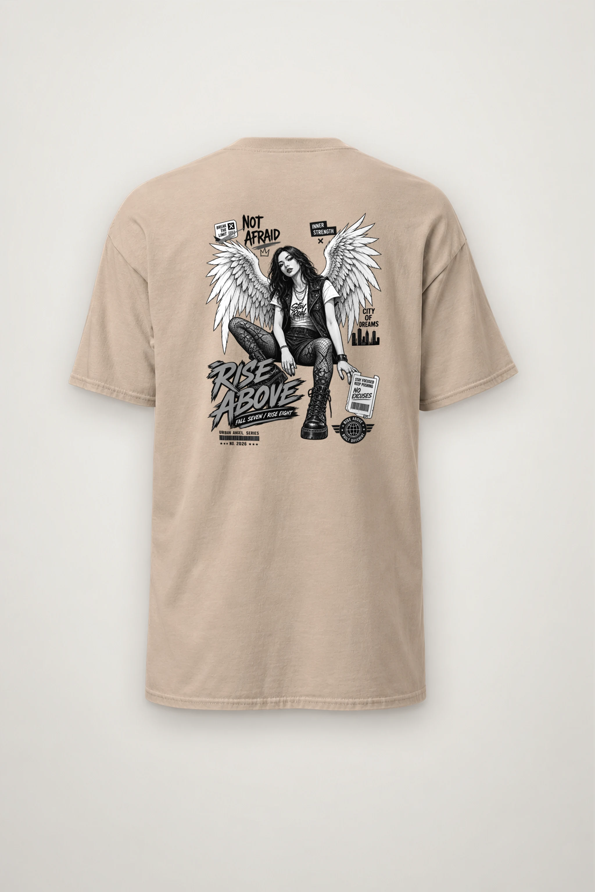 "Urban Angel Series" Heavyweight Unisex Crewneck T-shirt