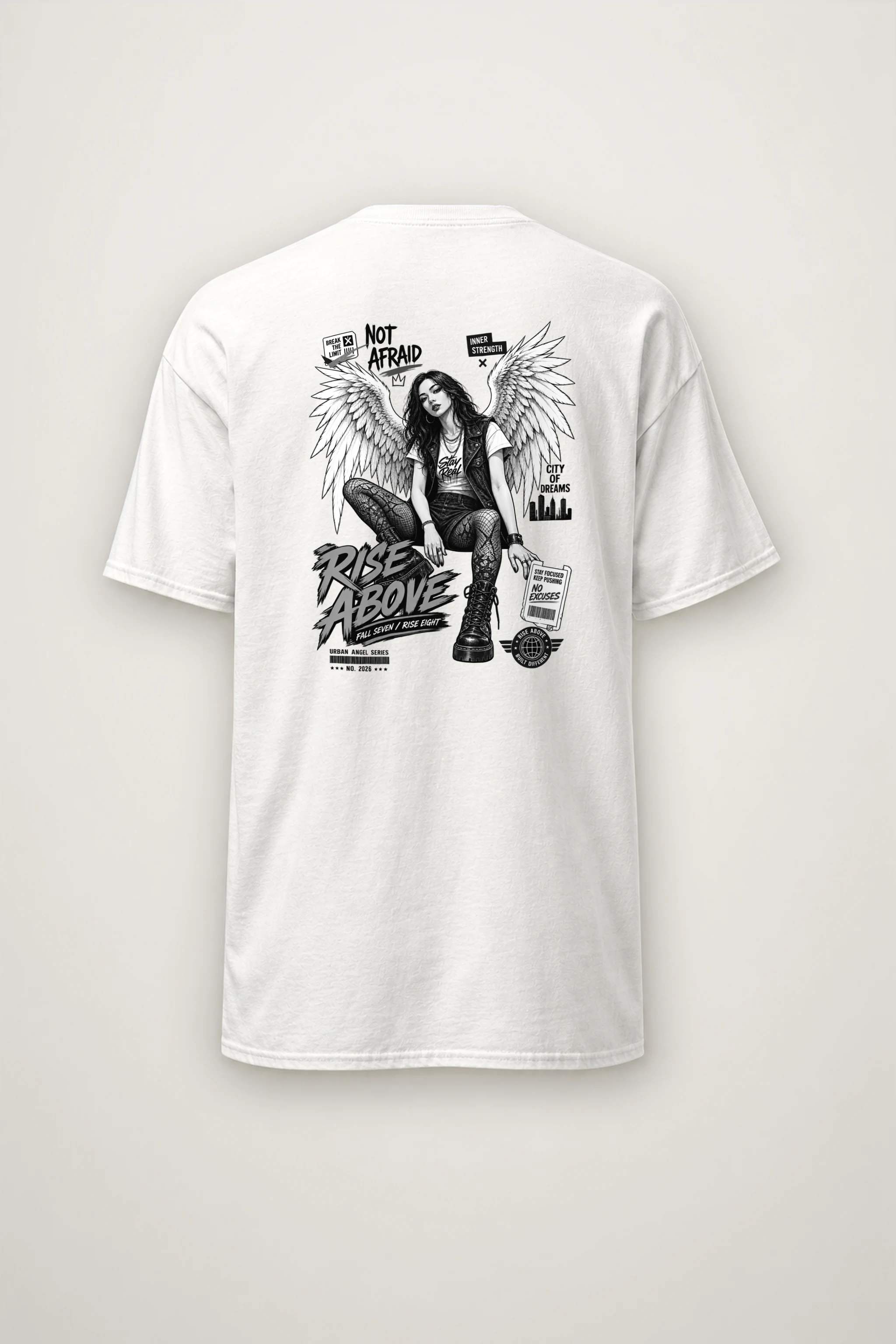 "Urban Angel Series" Heavyweight Unisex Crewneck T-shirt