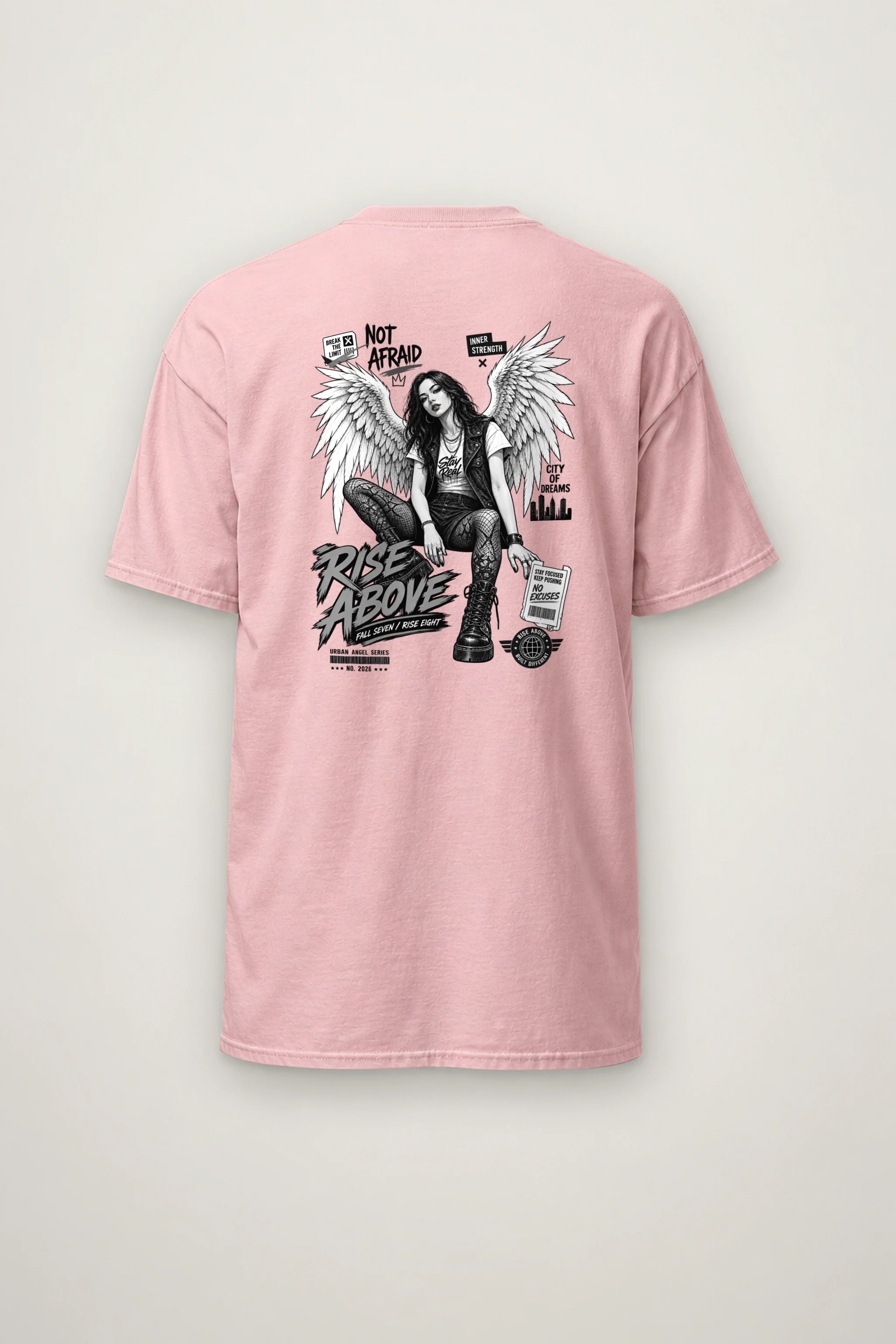 "Urban Angel Series" Heavyweight Unisex Crewneck T-shirt