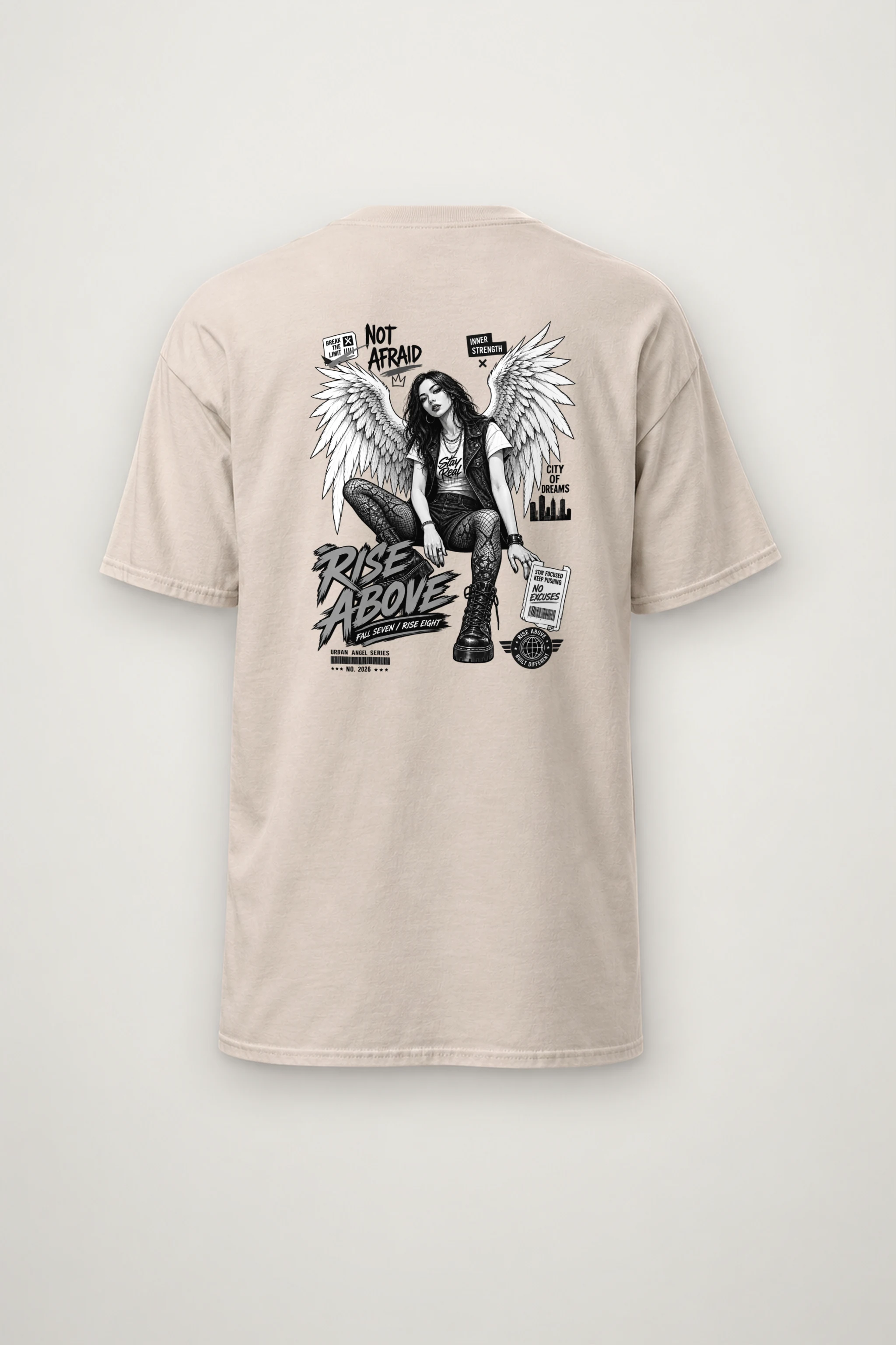 "Urban Angel Series" Heavyweight Unisex Crewneck T-shirt