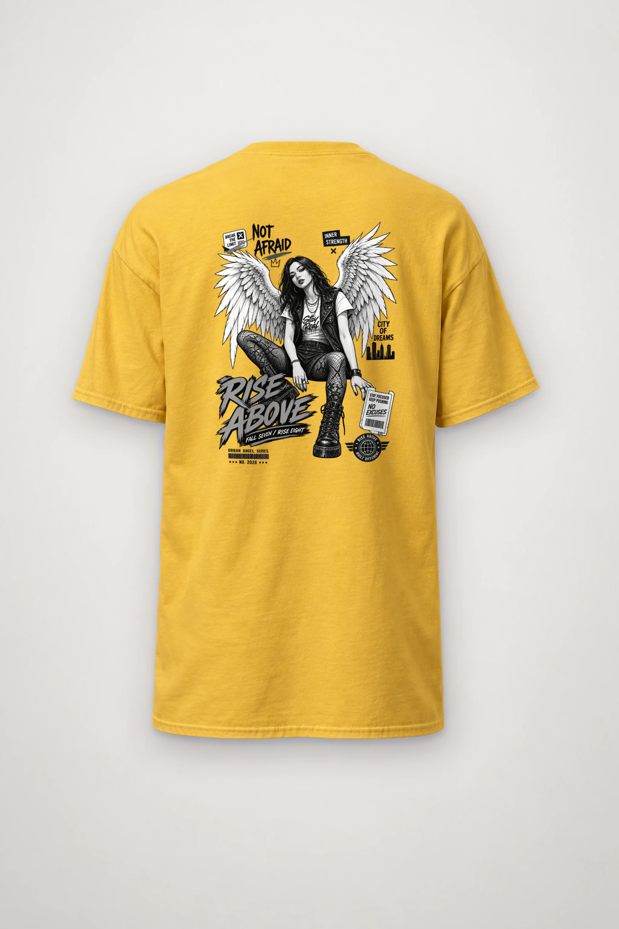 "Urban Angel Series" Heavyweight Unisex Crewneck T-shirt