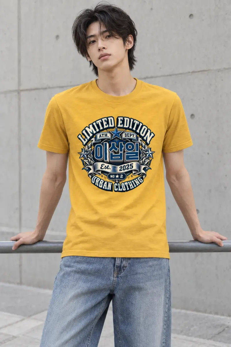 "Limited Edition Banner" Heavyweight Unisex Crewneck T-shirt