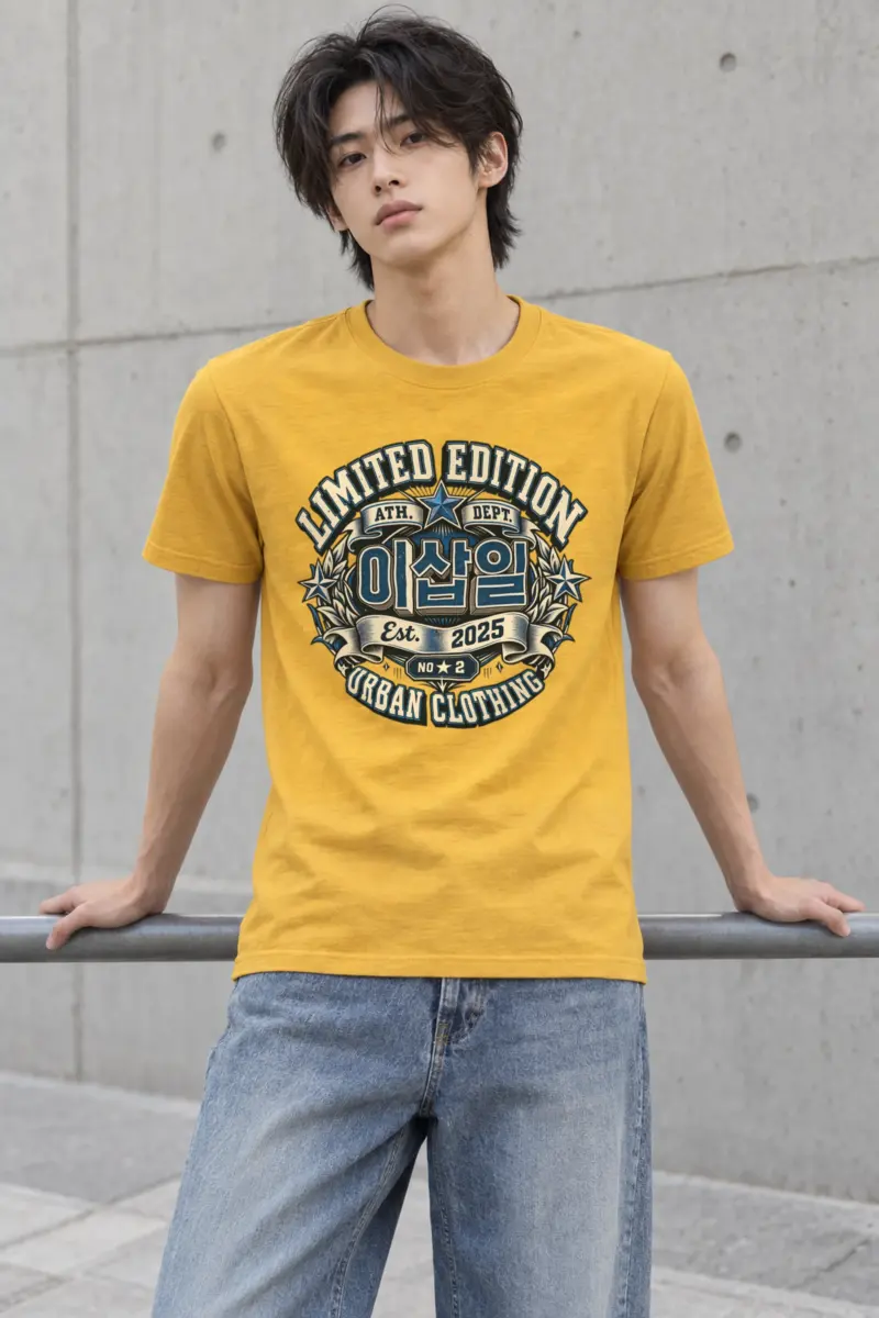 "Limited Edition Banner" Heavyweight Unisex Crewneck T-shirt