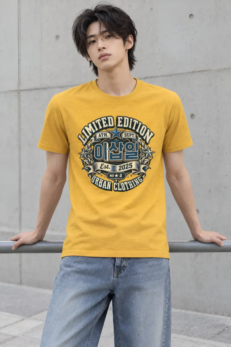 "Limited Edition Banner" Heavyweight Unisex Crewneck T-shirt