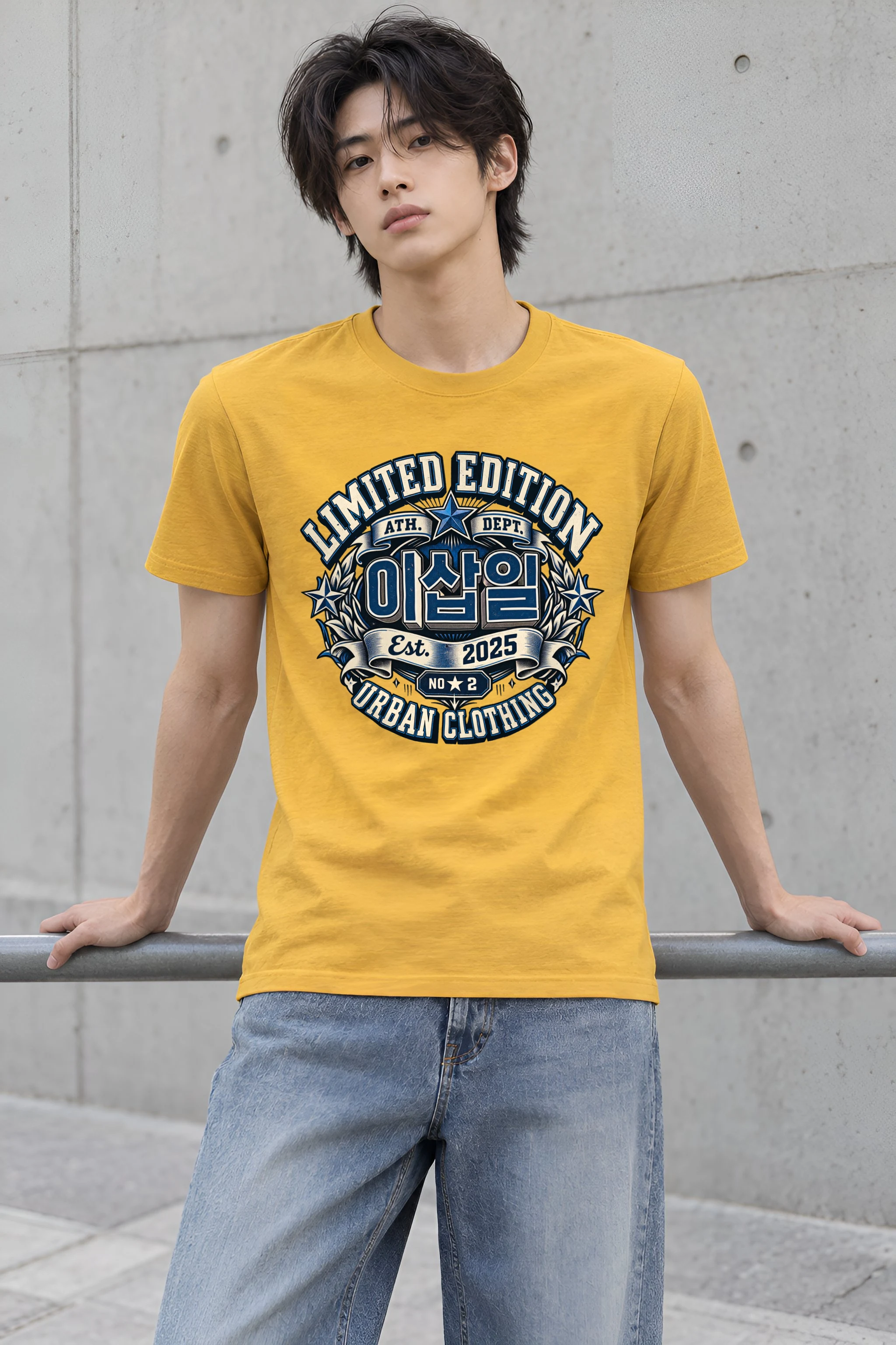 "Limited Edition Banner" Heavyweight Unisex Crewneck T-shirt