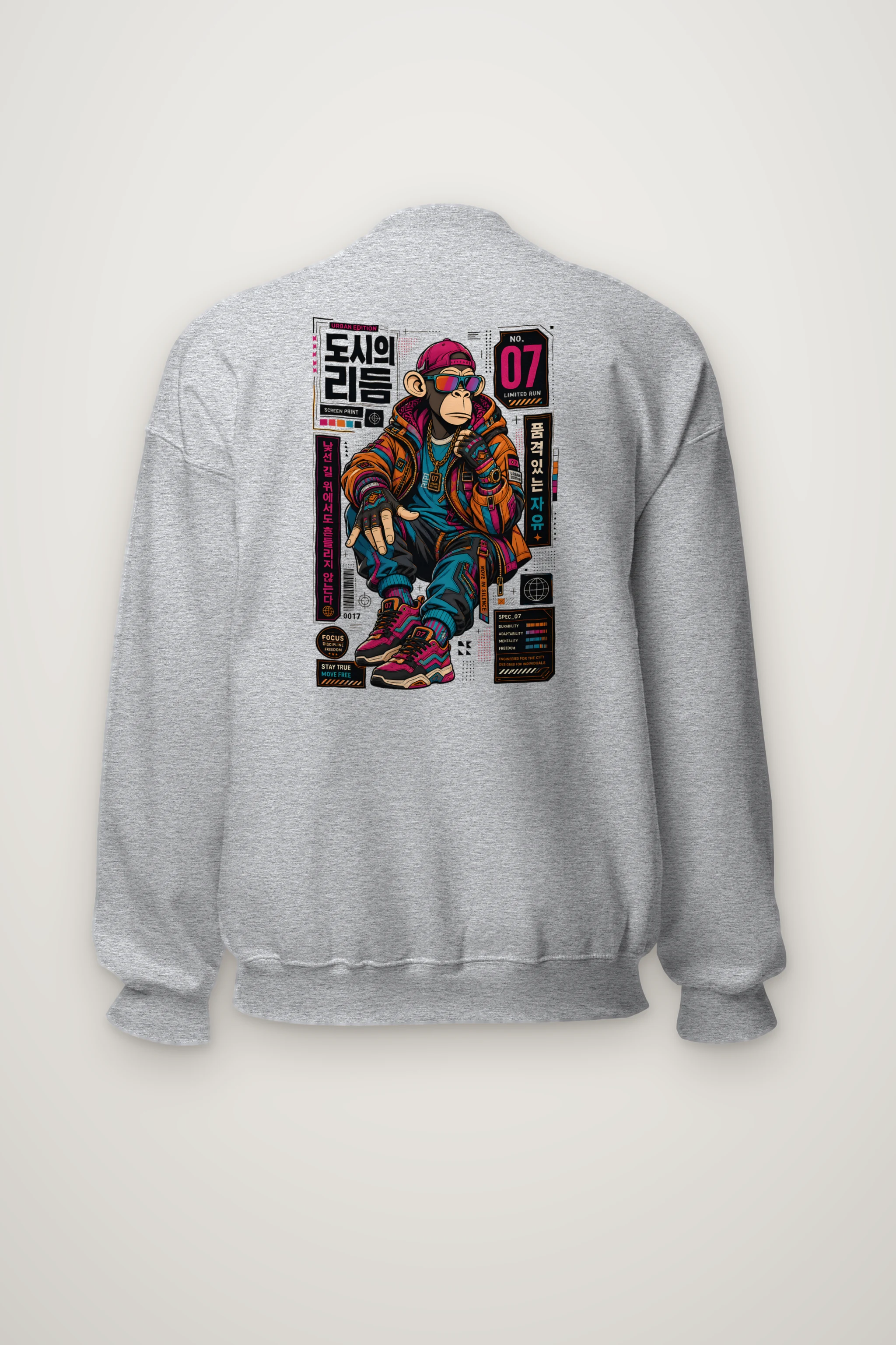 "Urban Edition 07" Heavy Blend Unisex Crewneck Sweatshirt