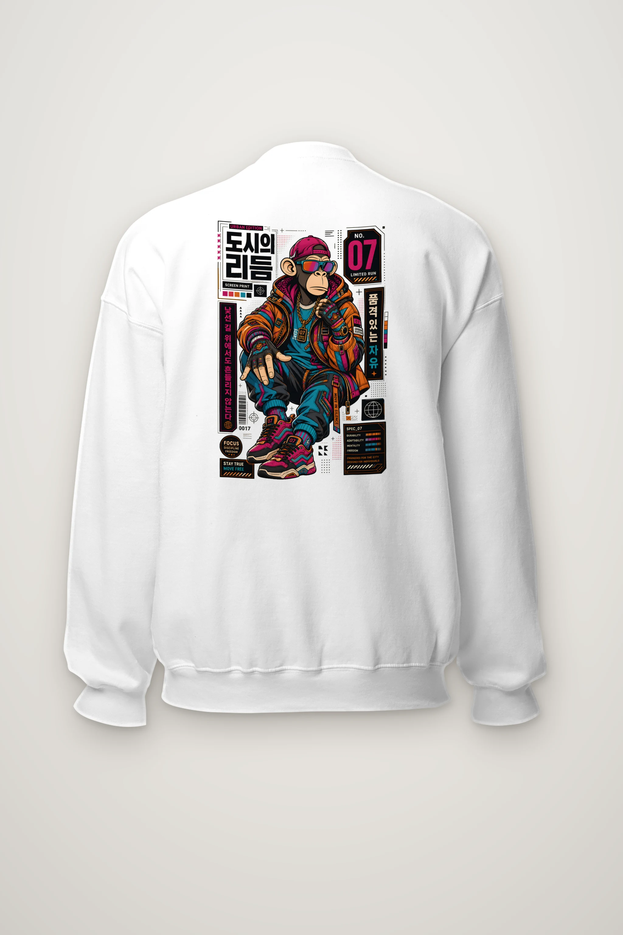 "Urban Edition 07" Heavy Blend Unisex Crewneck Sweatshirt