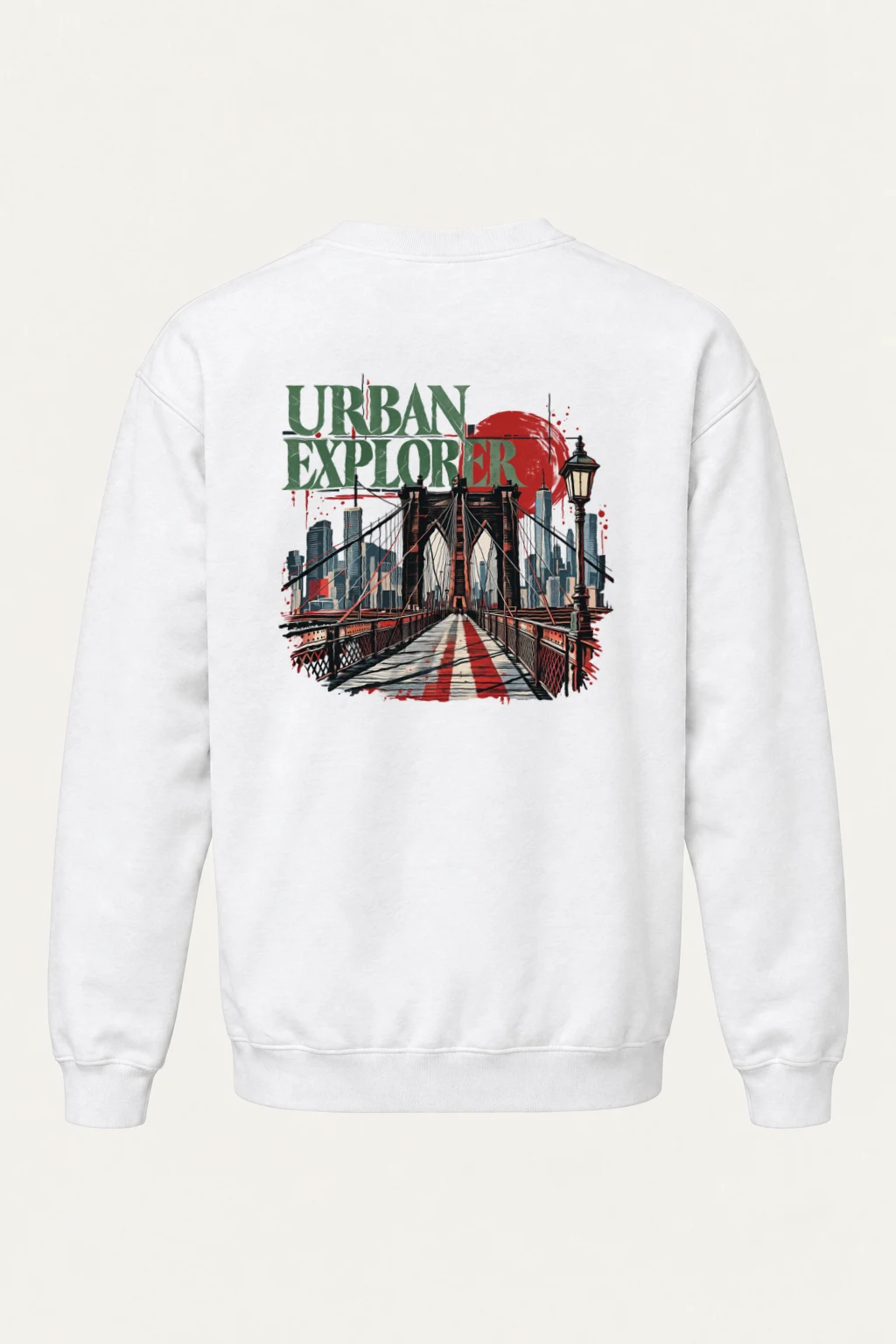 "Urban Explorer" Heavy Blend Unisex Crewneck Sweatshirt | Gildan 18000