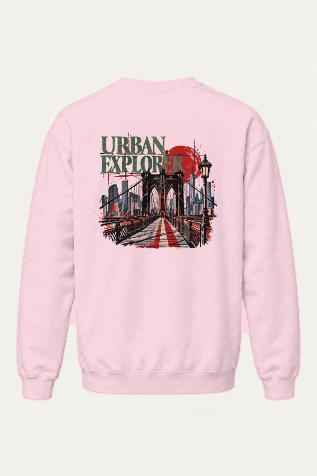 "Urban Explorer" Heavy Blend Unisex Crewneck Sweatshirt | Gildan 18000