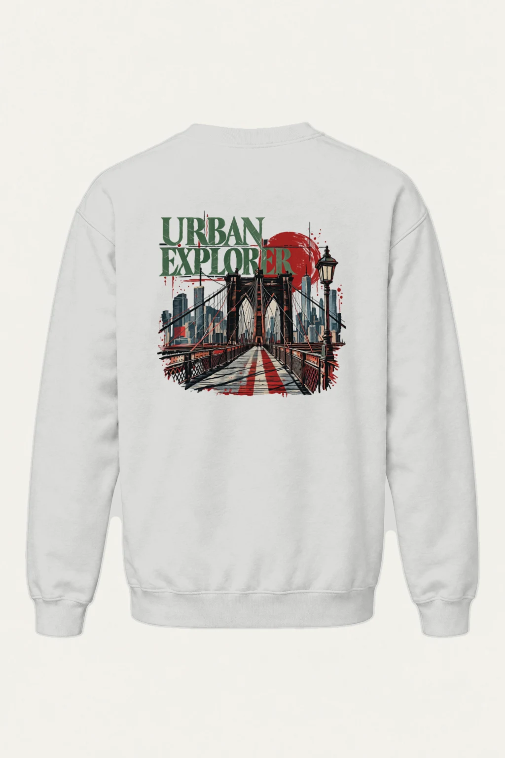 "Urban Explorer" Heavy Blend Unisex Crewneck Sweatshirt | Gildan 18000