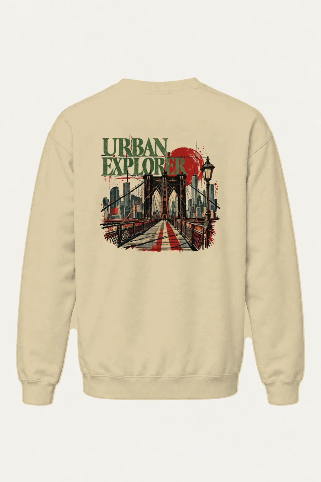 "Urban Explorer" Heavy Blend Unisex Crewneck Sweatshirt | Gildan 18000