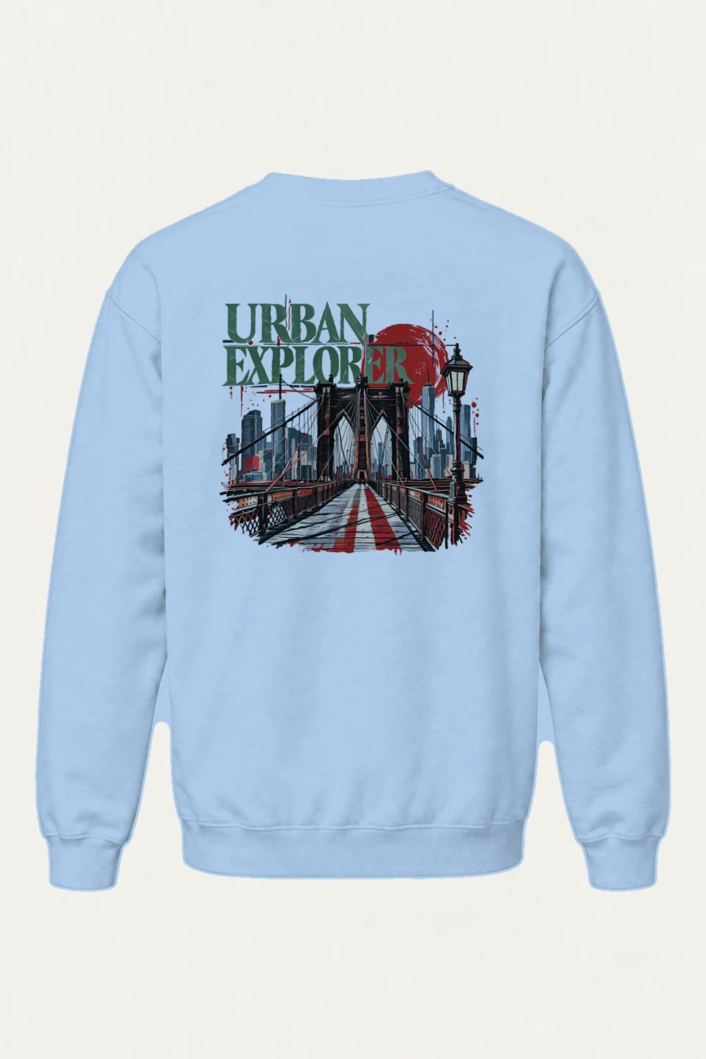 "Urban Explorer" Heavy Blend Unisex Crewneck Sweatshirt | Gildan 18000