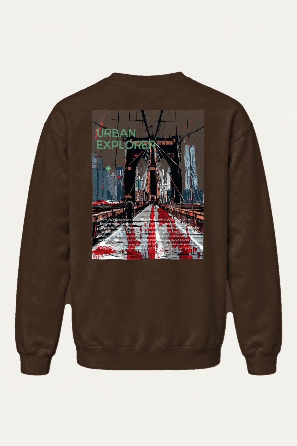 "Urban Explorer" Heavy Blend Unisex Crewneck Sweatshirt | Gildan 18000