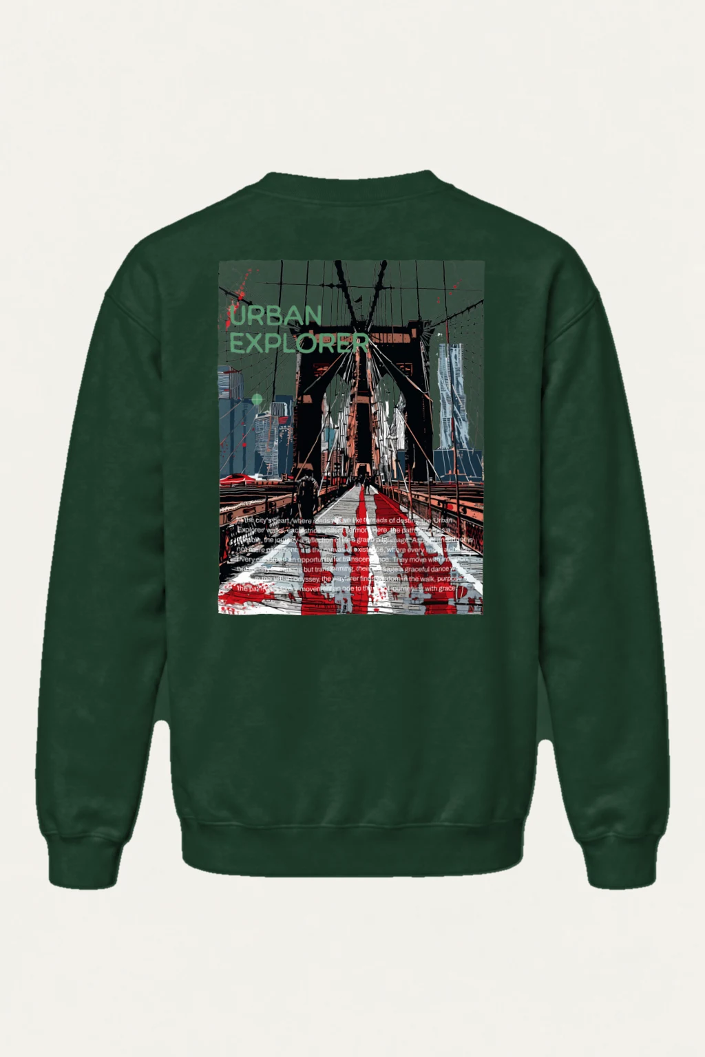 "Urban Explorer" Heavy Blend Unisex Crewneck Sweatshirt | Gildan 18000