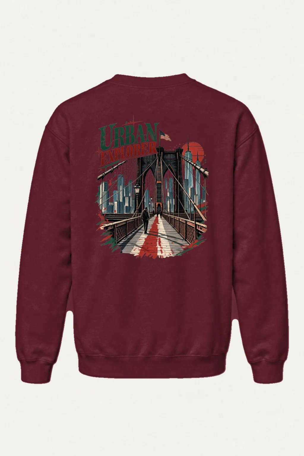 "Urban Explorer" Heavy Blend Unisex Crewneck Sweatshirt | Gildan 18000