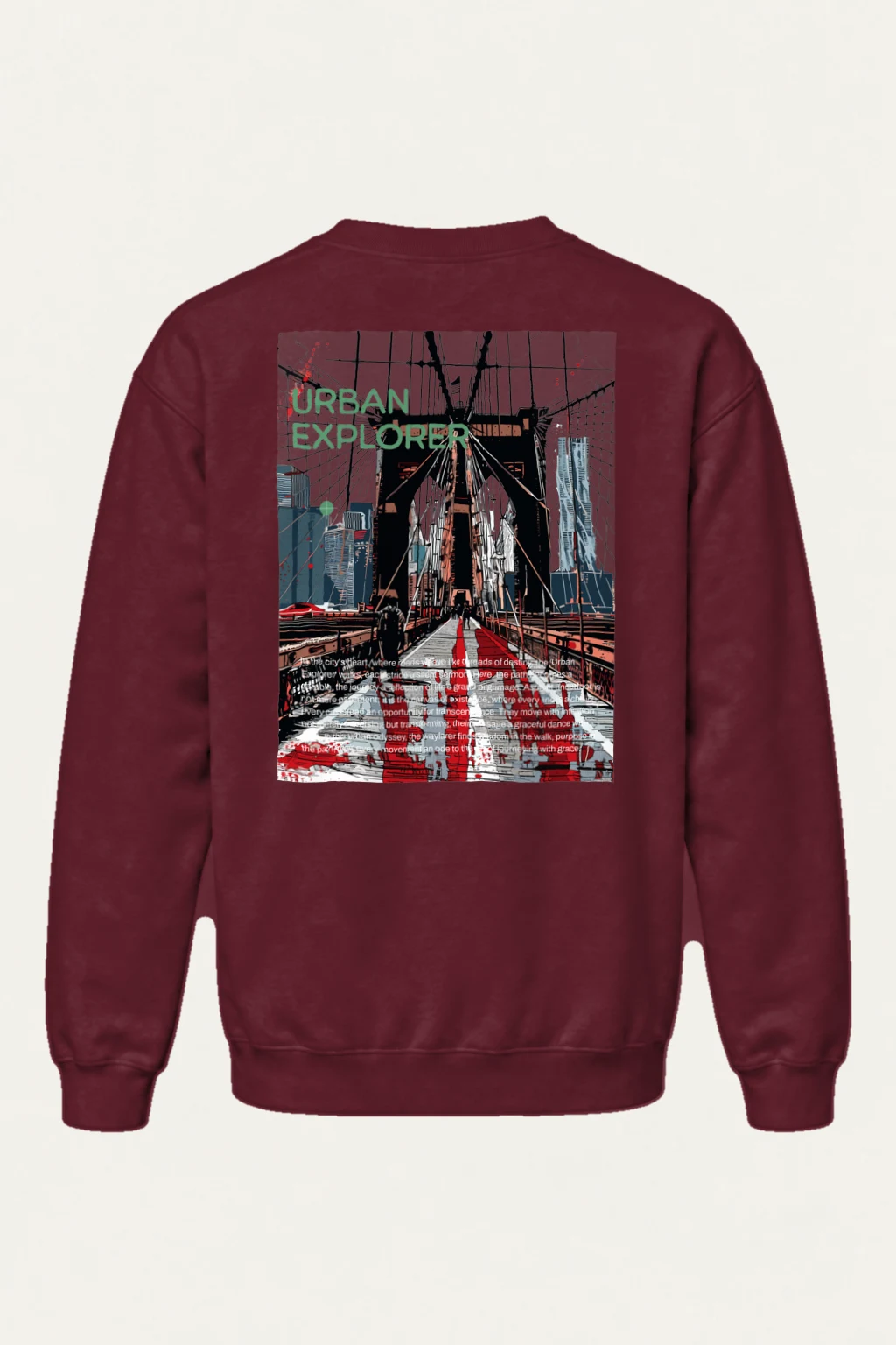 "Urban Explorer" Heavy Blend Unisex Crewneck Sweatshirt | Gildan 18000
