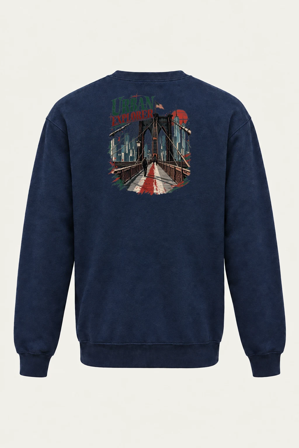 "Urban Explorer" Heavy Blend Unisex Crewneck Sweatshirt | Gildan 18000