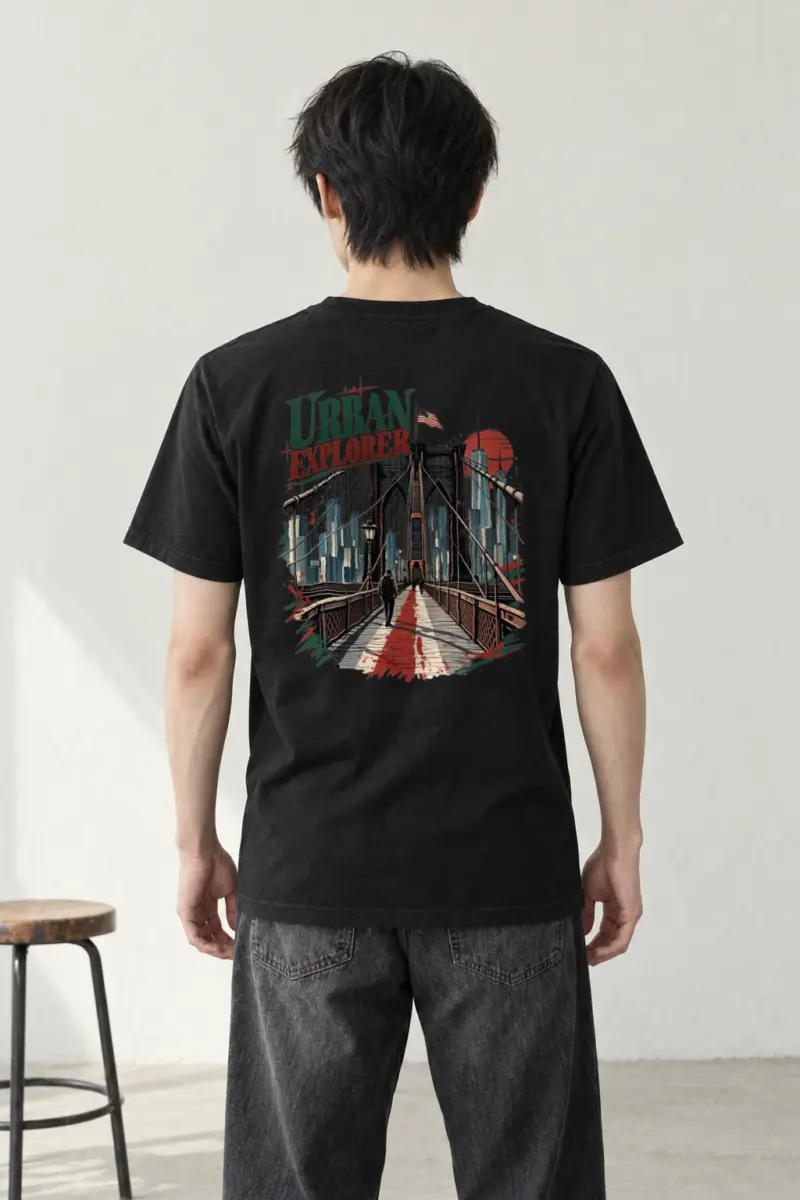 "Urban Explorer" Heavyweight Unisex Crewneck T-shirt | Gildan 5000