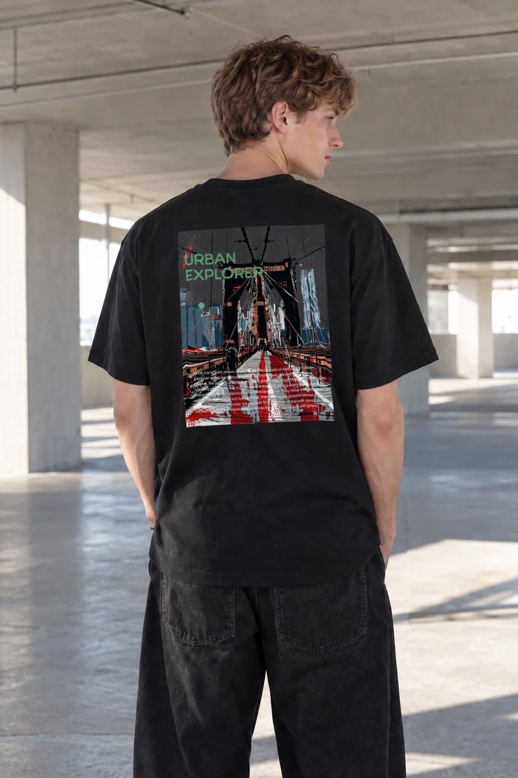 "Urban Explorer" Heavyweight Unisex Crewneck T-shirt | Gildan 5000