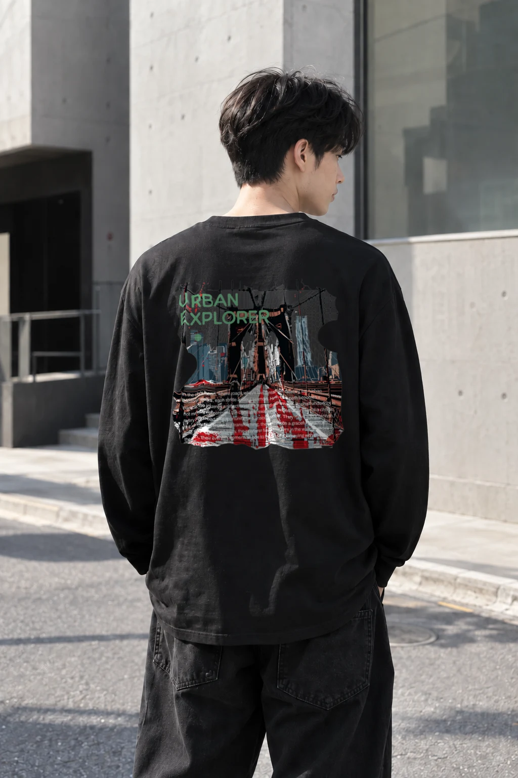 "Urban Explorer" Unisex Longsleeve T-shirt | Gildan 2400