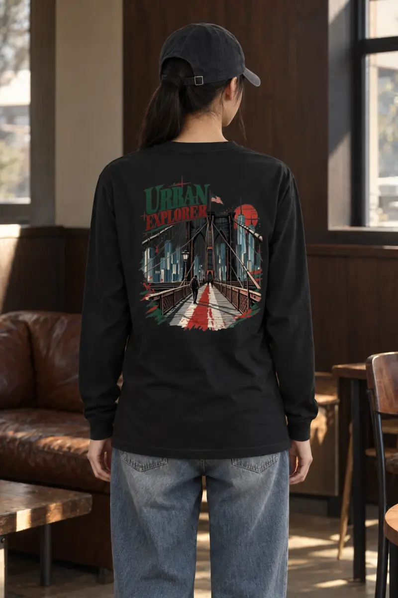 "Urban Explorer" Unisex Longsleeve T-shirt | Gildan 2400