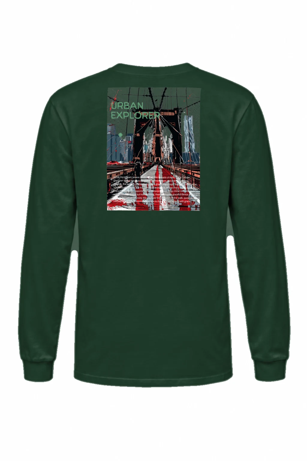 "Urban Explorer" Unisex Longsleeve T-shirt | Gildan 2400