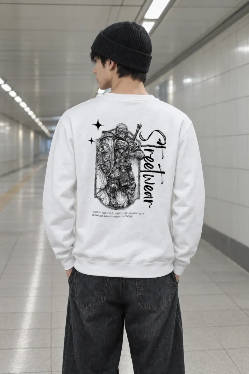 "Urban Knight" Heavy Blend Unisex Crewneck Sweatshirt