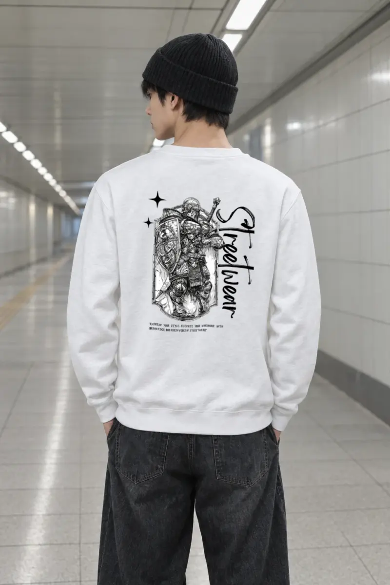 "Urban Knight" Heavy Blend Unisex Crewneck Sweatshirt