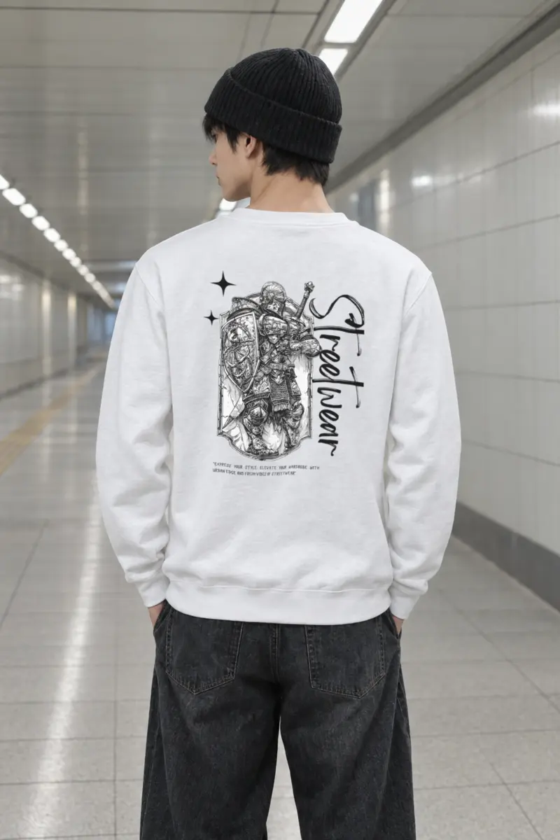 "Urban Knight" Heavy Blend Unisex Crewneck Sweatshirt