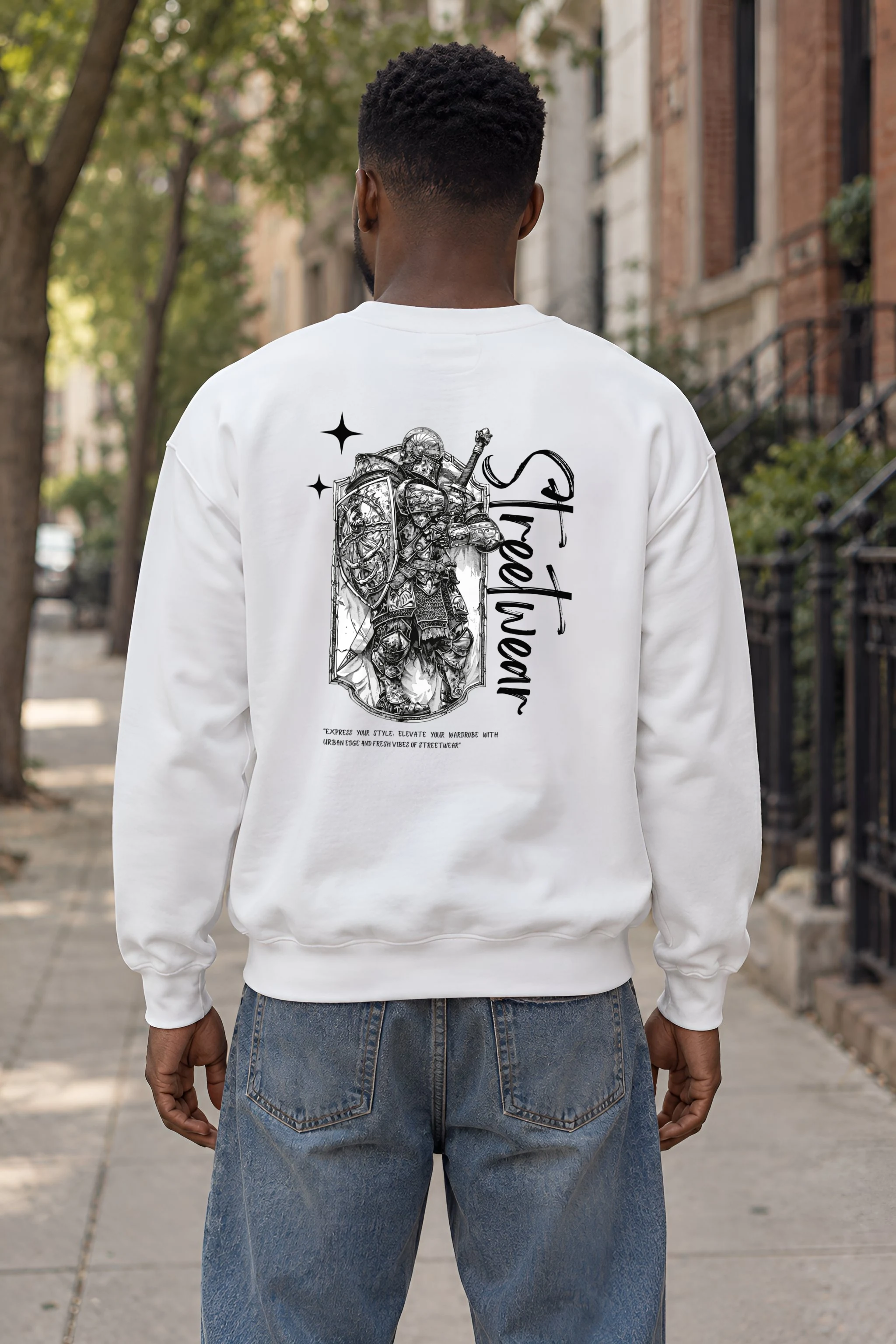 "Urban Knight" 1 Crewneck Sweatshirt