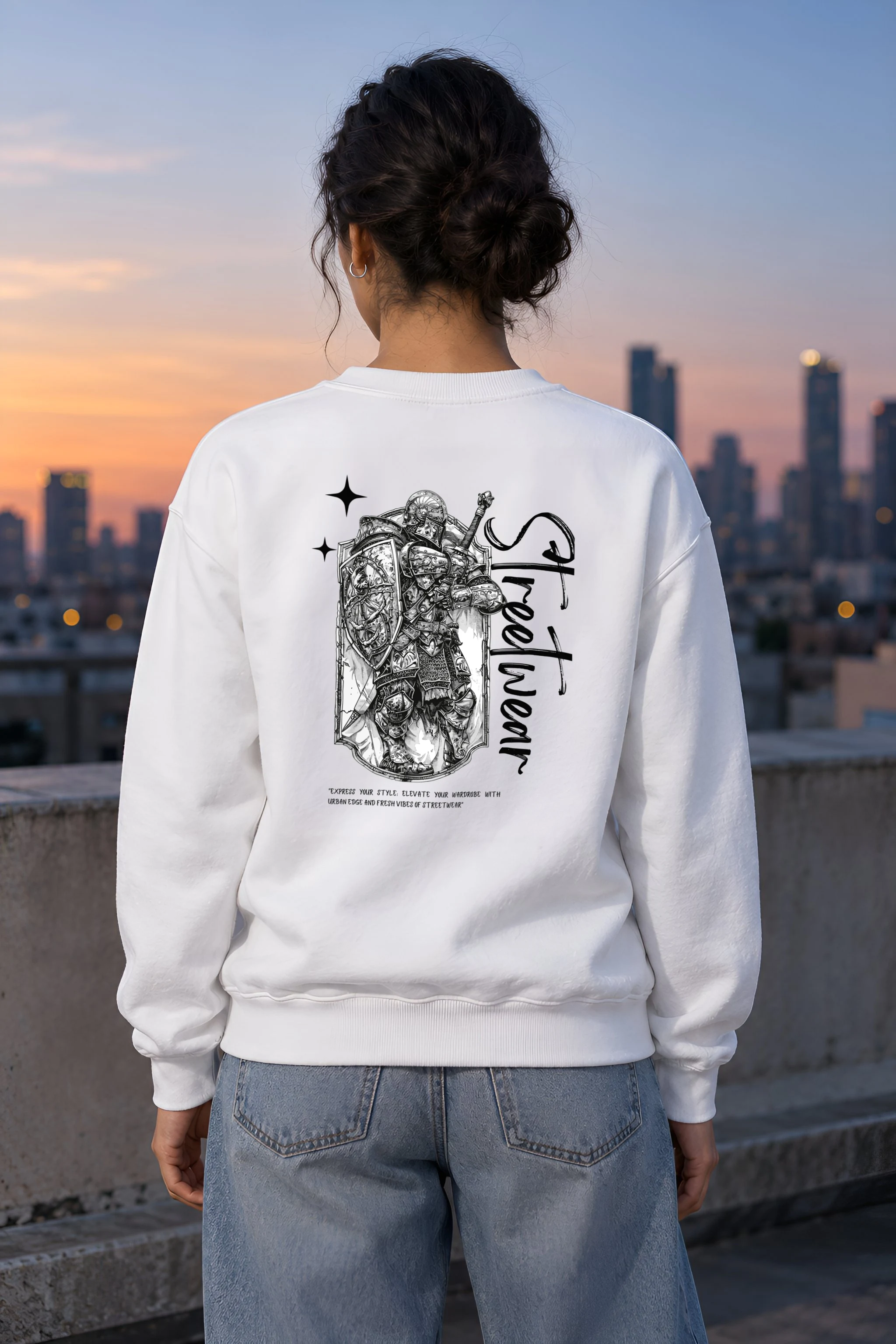 "Urban Knight" 1 Crewneck Sweatshirt