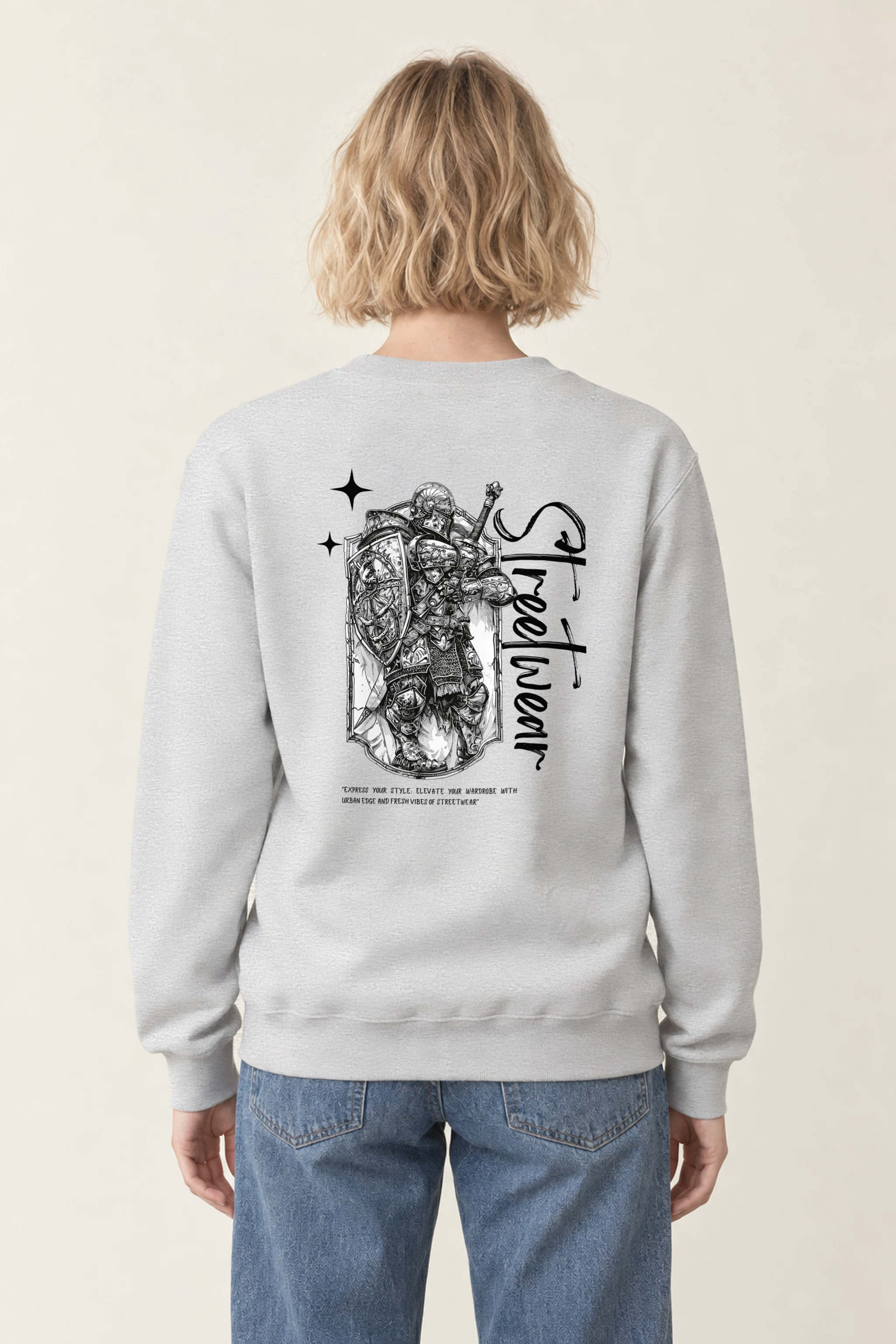 "Urban Knight" 1 Crewneck Sweatshirt