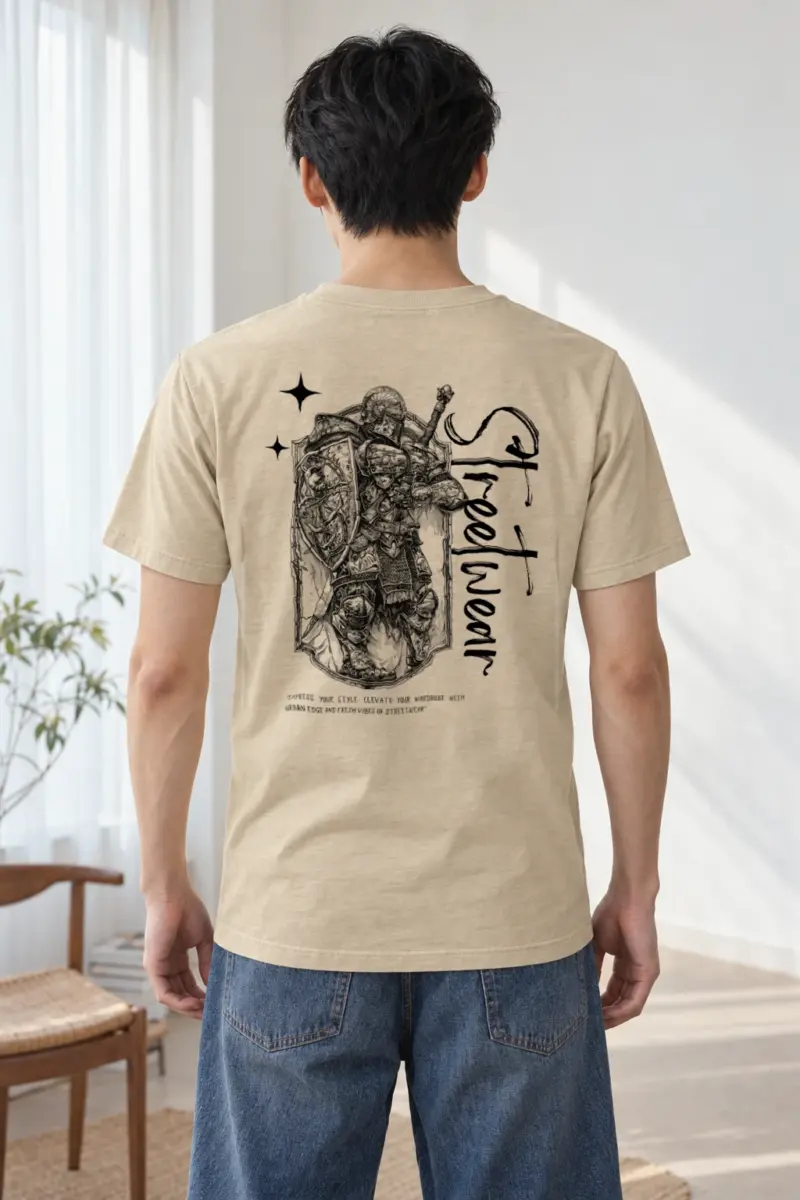 "Urban Knight" Heavyweight Unisex Crewneck T-shirt