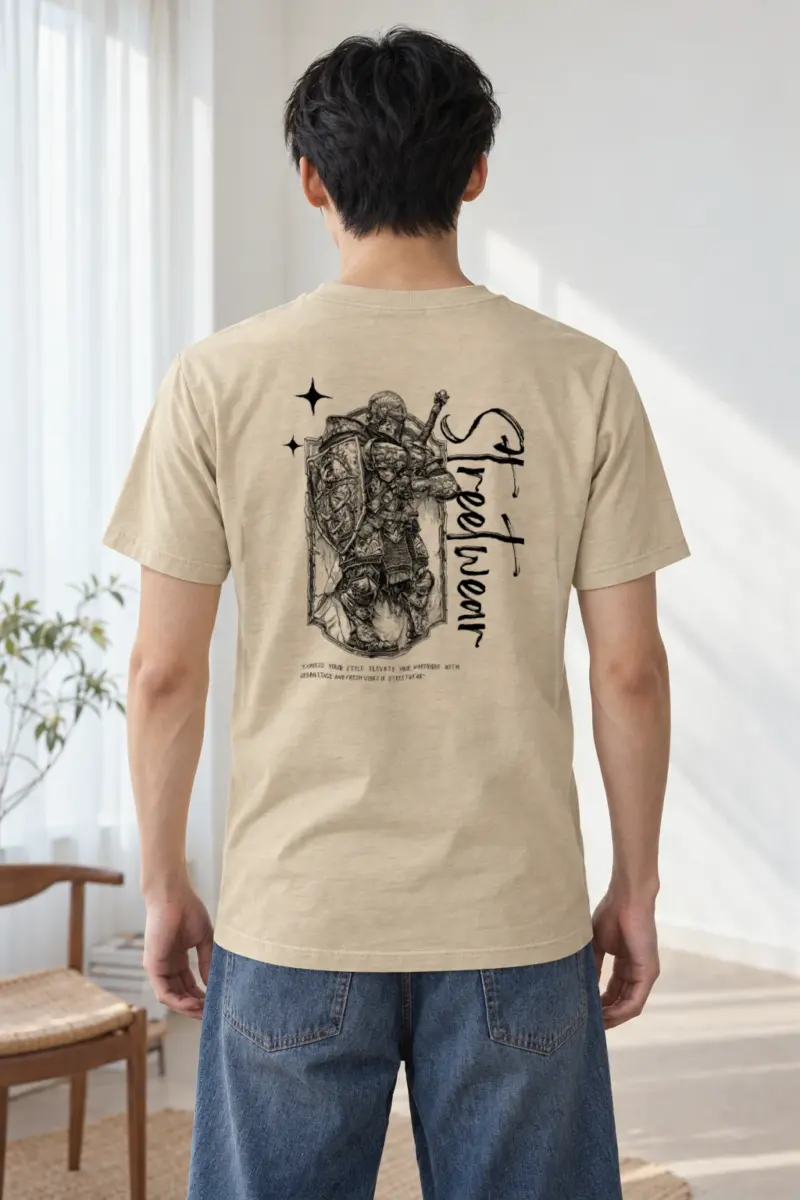 "Urban Knight" Heavyweight Unisex Crewneck T-shirt