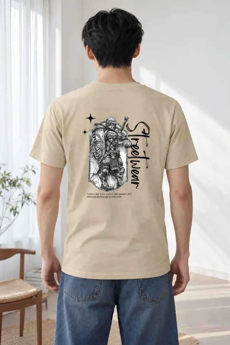 "Urban Knight" Heavyweight Unisex Crewneck T-shirt
