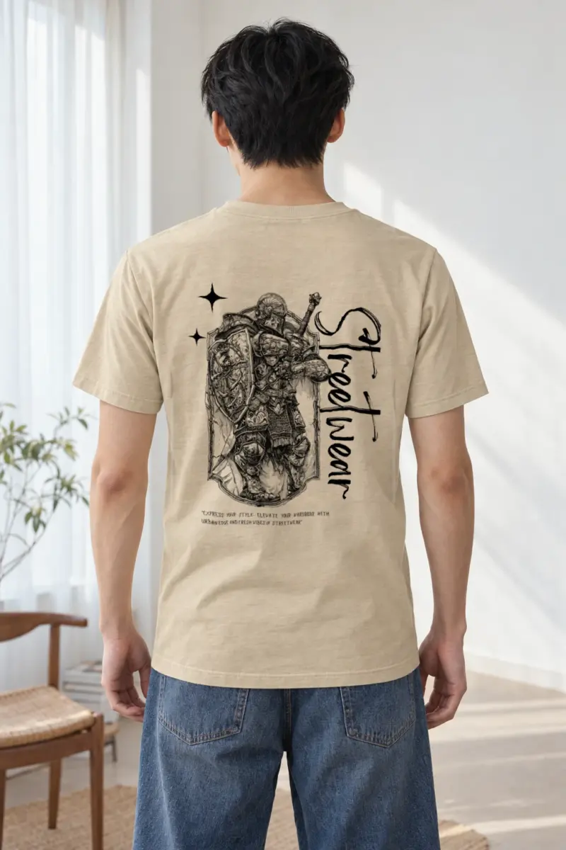"Urban Knight" Heavyweight Unisex Crewneck T-shirt