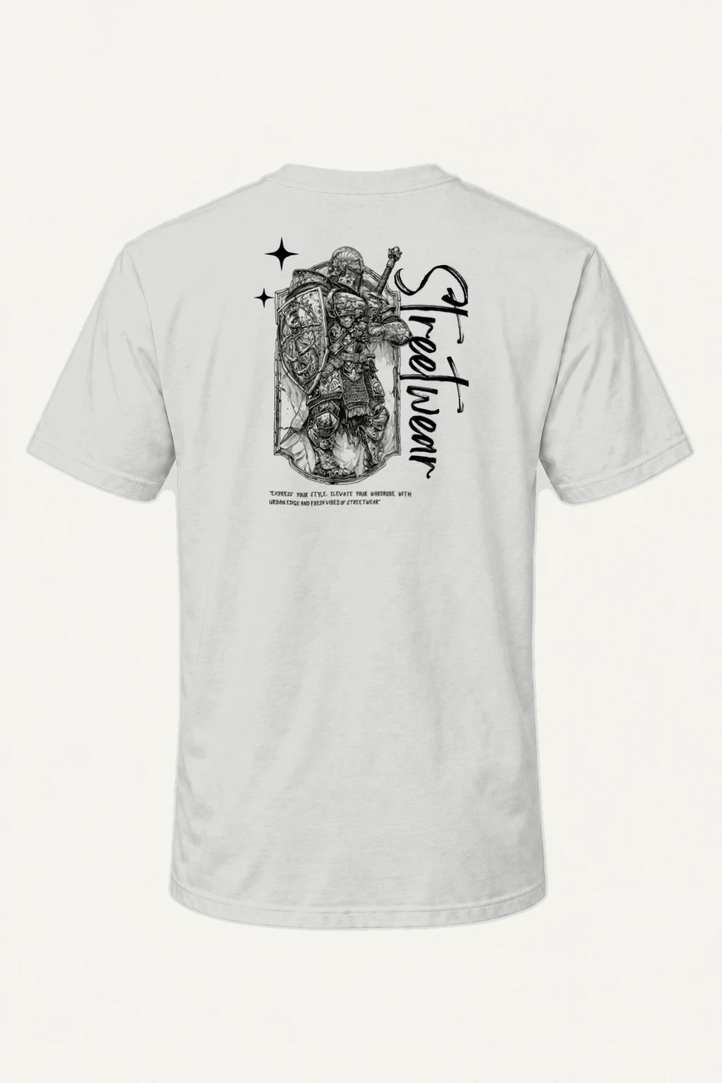 "Urban Knight" Heavyweight Unisex Crewneck T-shirt | Gildan 5000