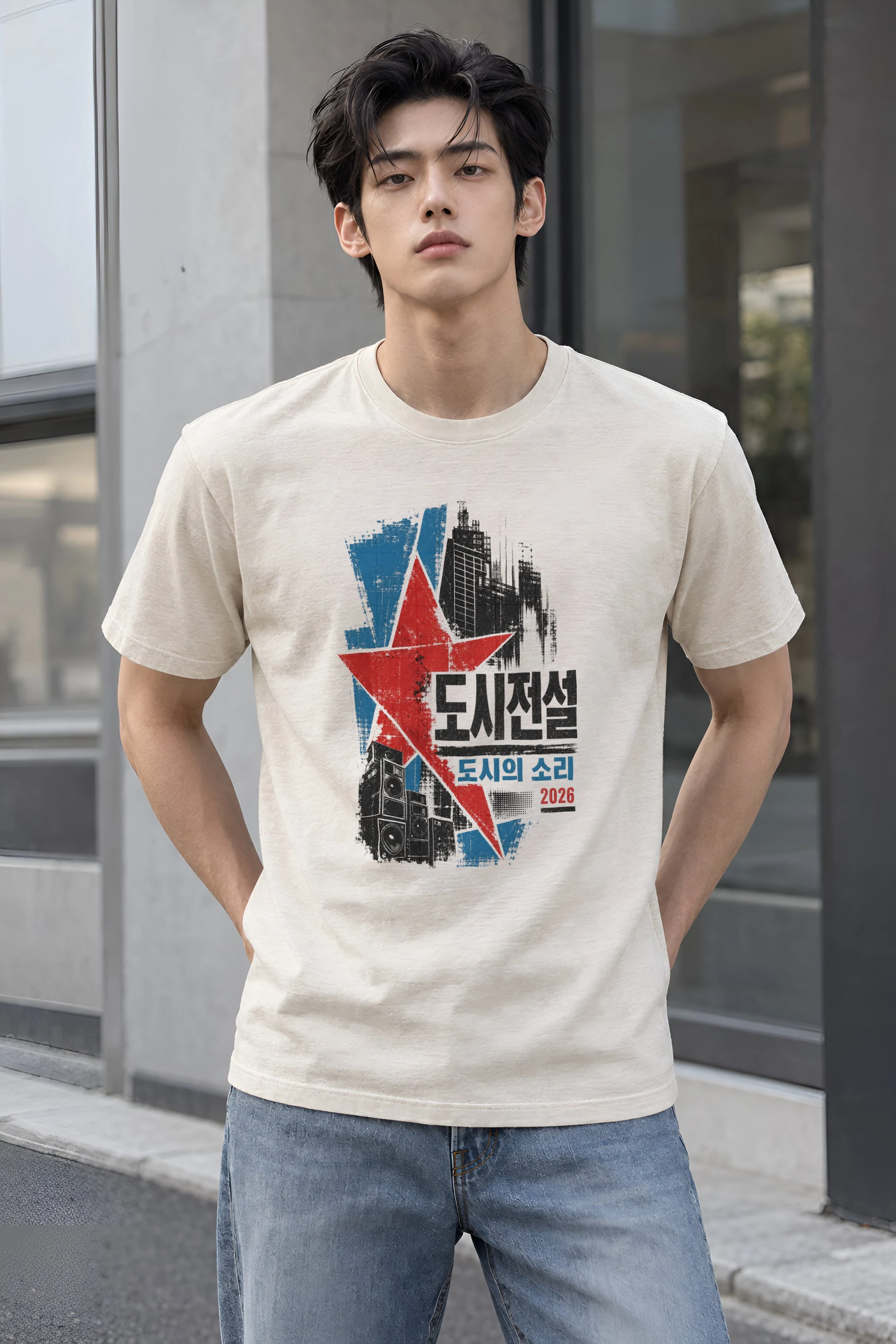 "Urban Legend Speakers" Heavyweight Unisex Crewneck T-shirt