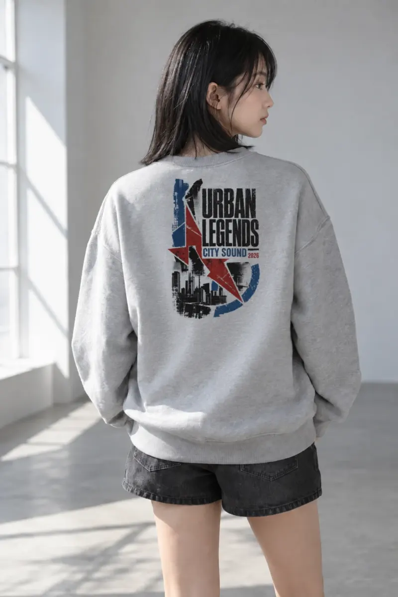 "Urban Legends City Sound" Heavy Blend Unisex Crewneck Sweatshirt | Gildan 18000