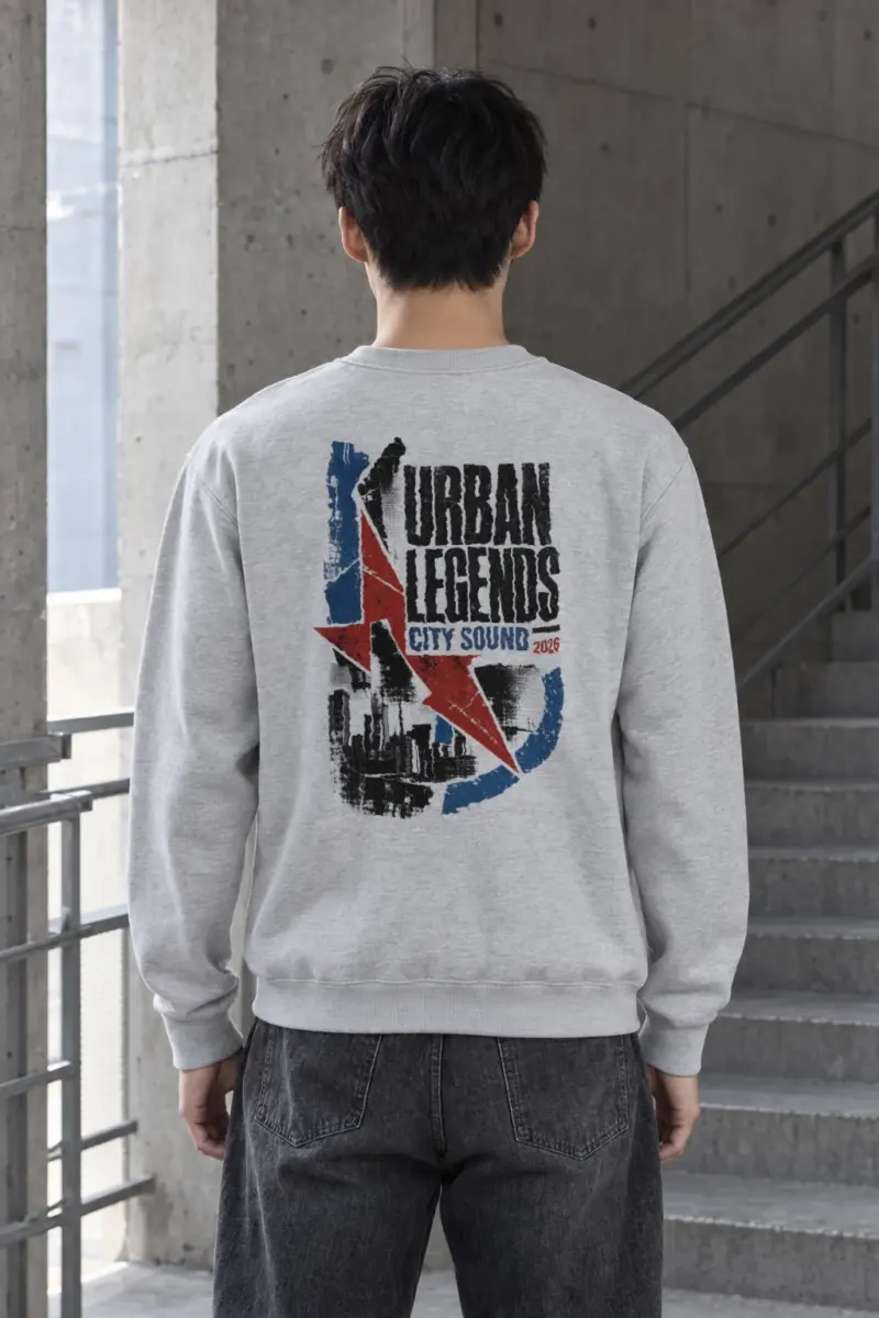 "Urban Legends City Sound" Heavy Blend Unisex Crewneck Sweatshirt