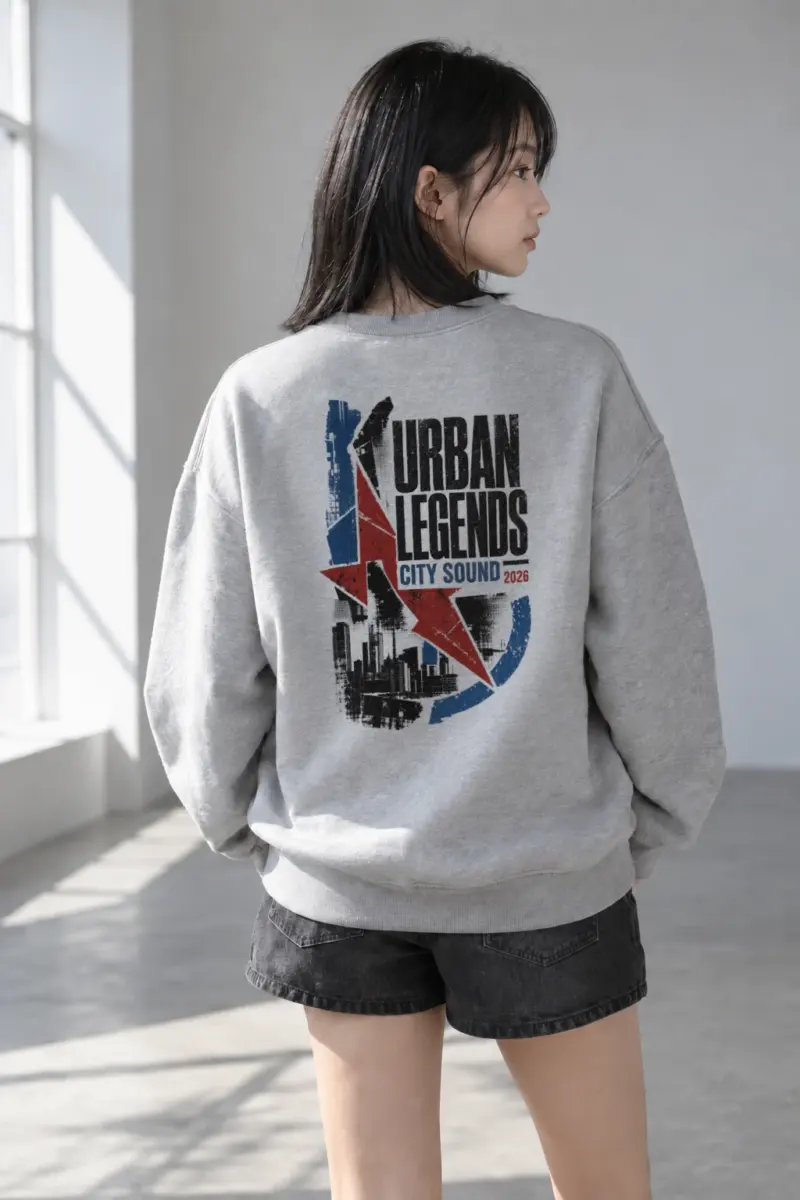 "Urban Legends City Sound" Heavy Blend Unisex Crewneck Sweatshirt | Gildan 18000