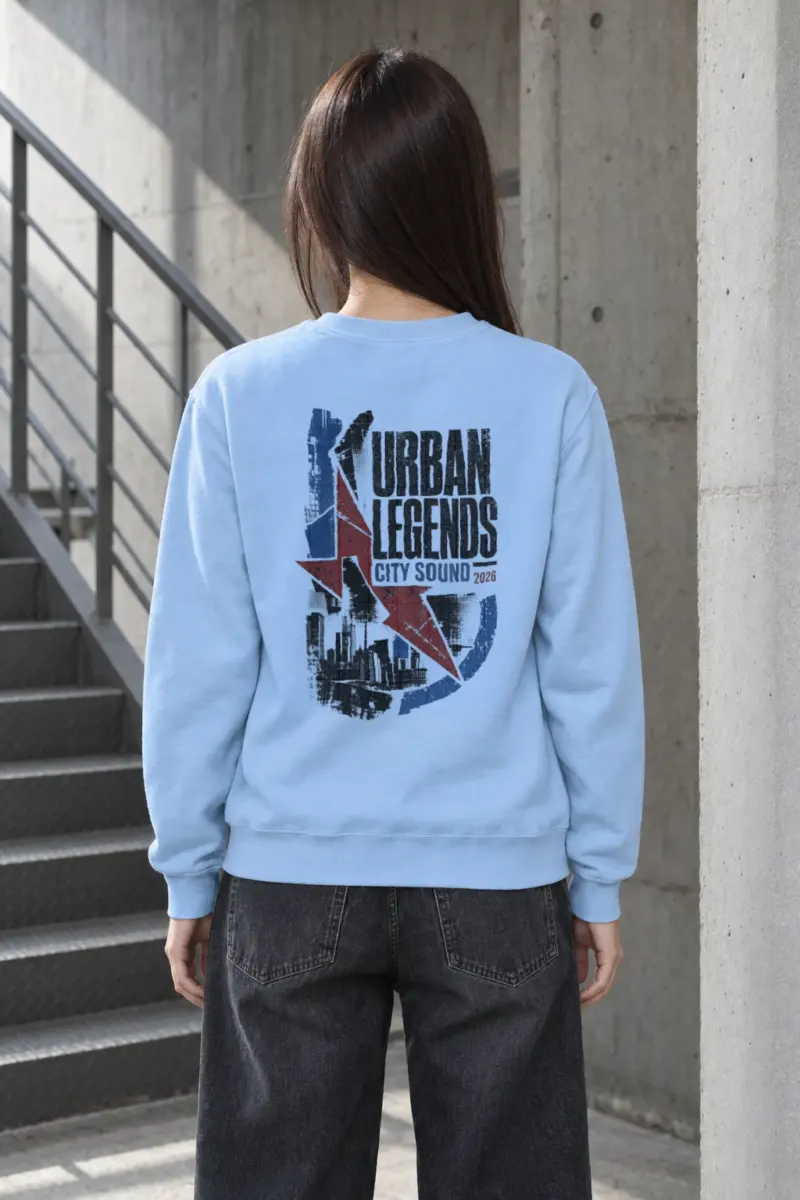 "Urban Legends City Sound" Heavy Blend Unisex Crewneck Sweatshirt