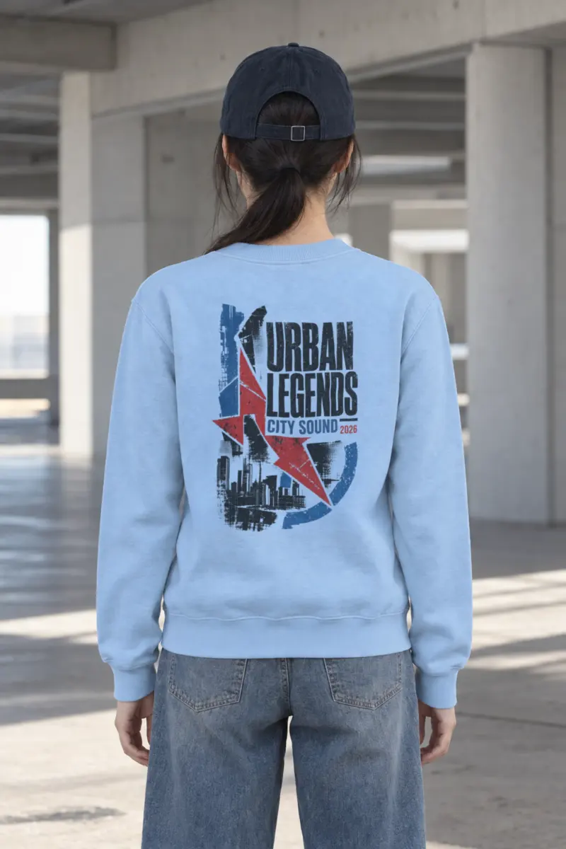 "Urban Legends City Sound" Heavy Blend Unisex Crewneck Sweatshirt